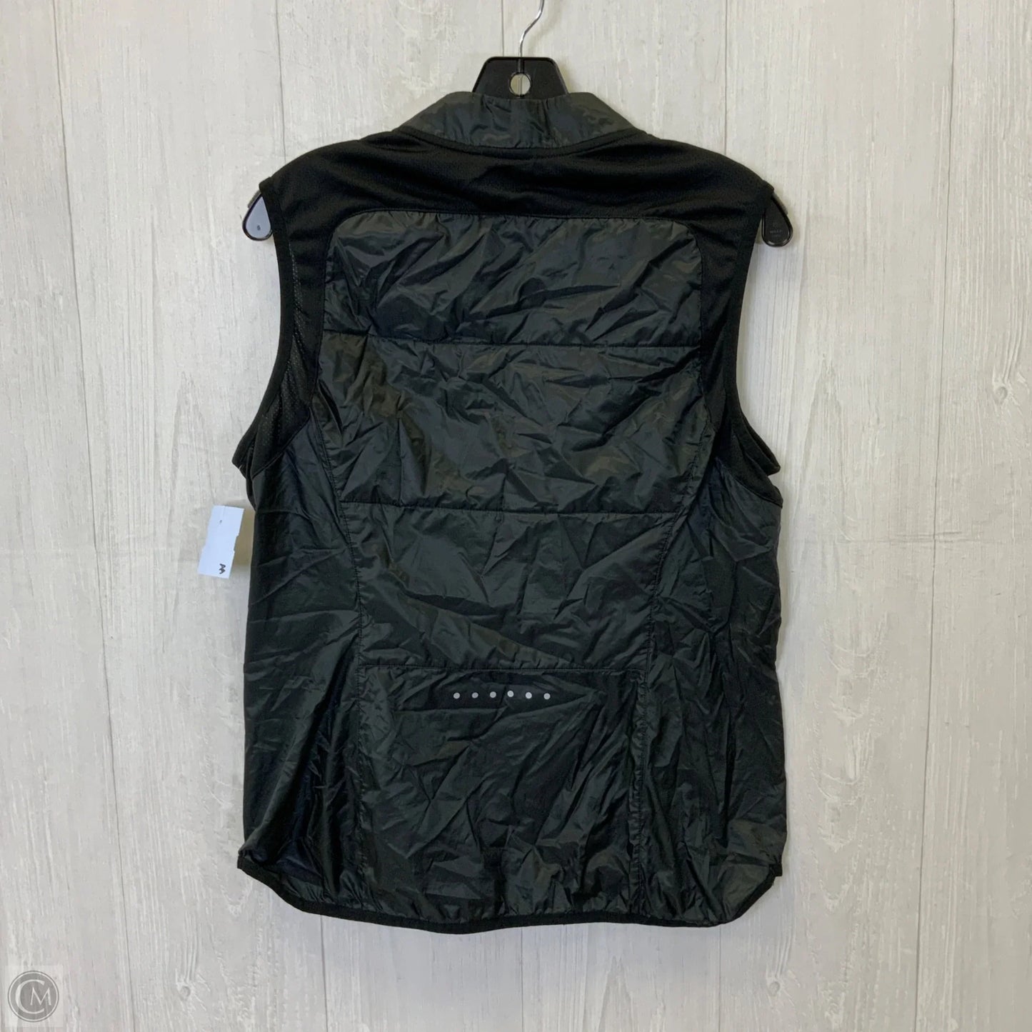 Vest Puffer & Quilted By Nike In Black, Size: L