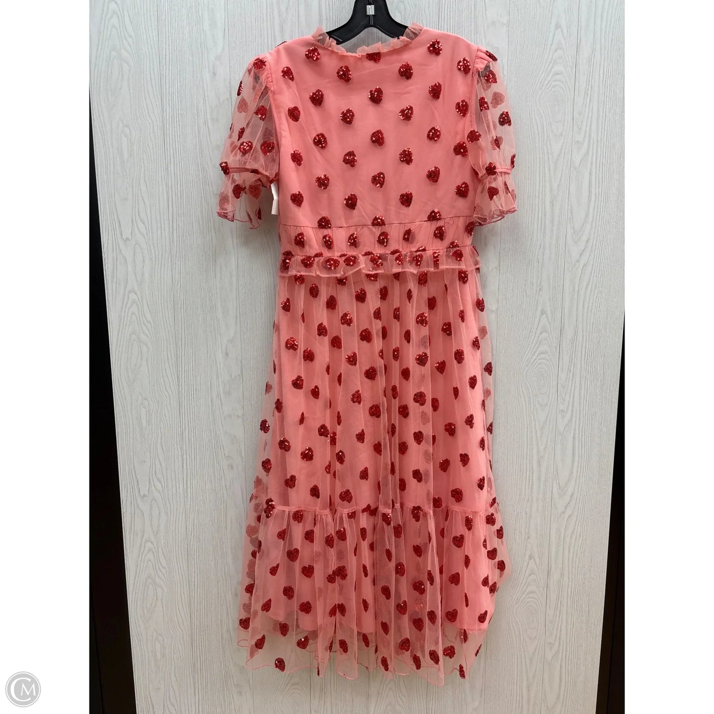 Dress Party Long By Clothes Mentor In Pink, Size: S