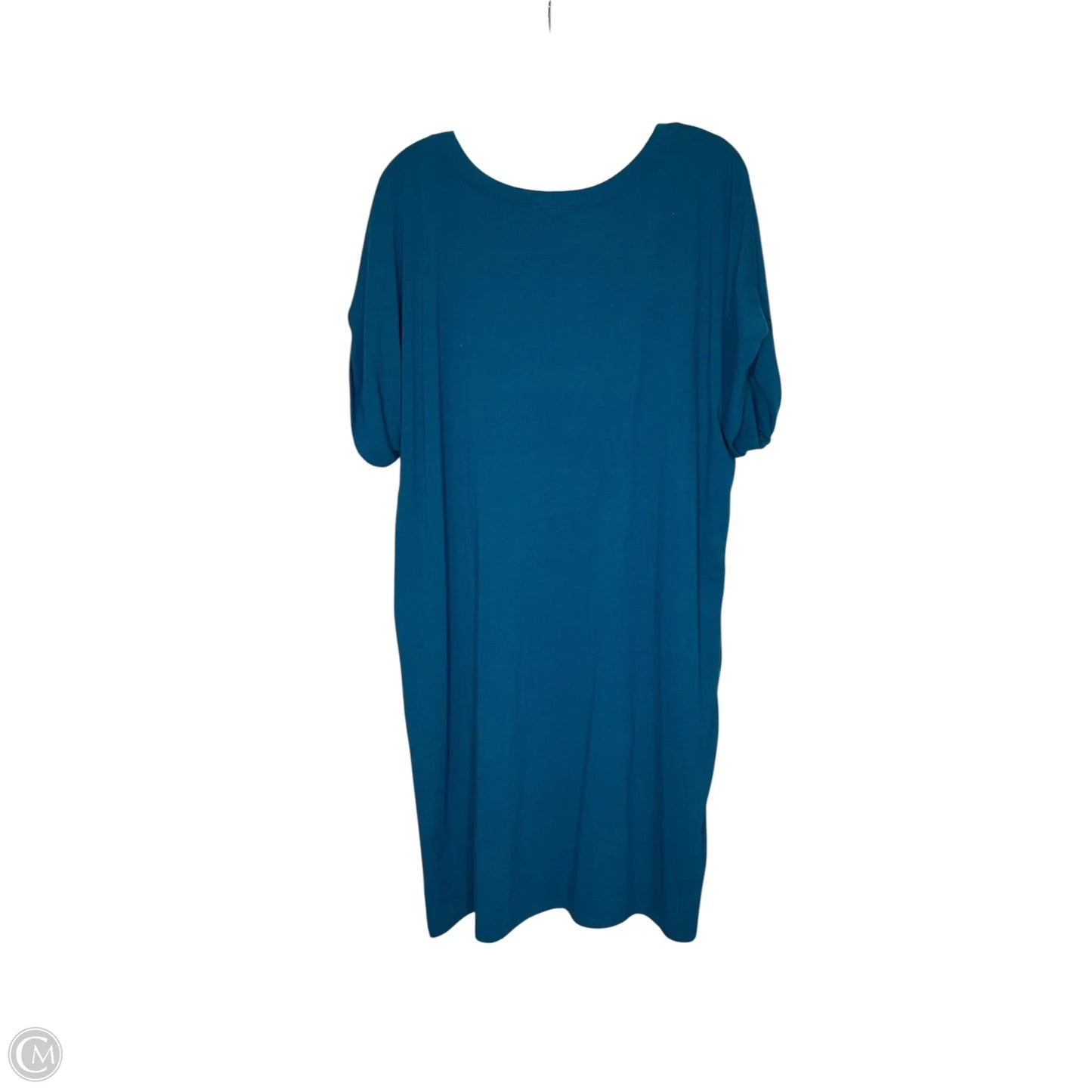 Dress Casual Short By Zenana Outfitters In Blue, Size: 2x