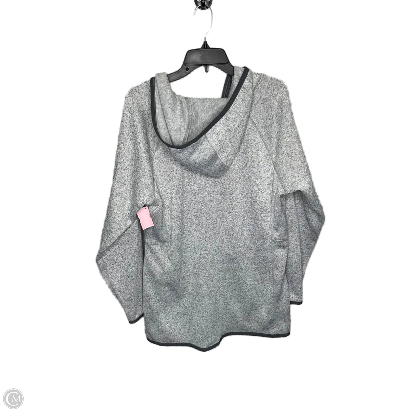 Athletic Jacket By Tek Gear In Grey, Size: 2x