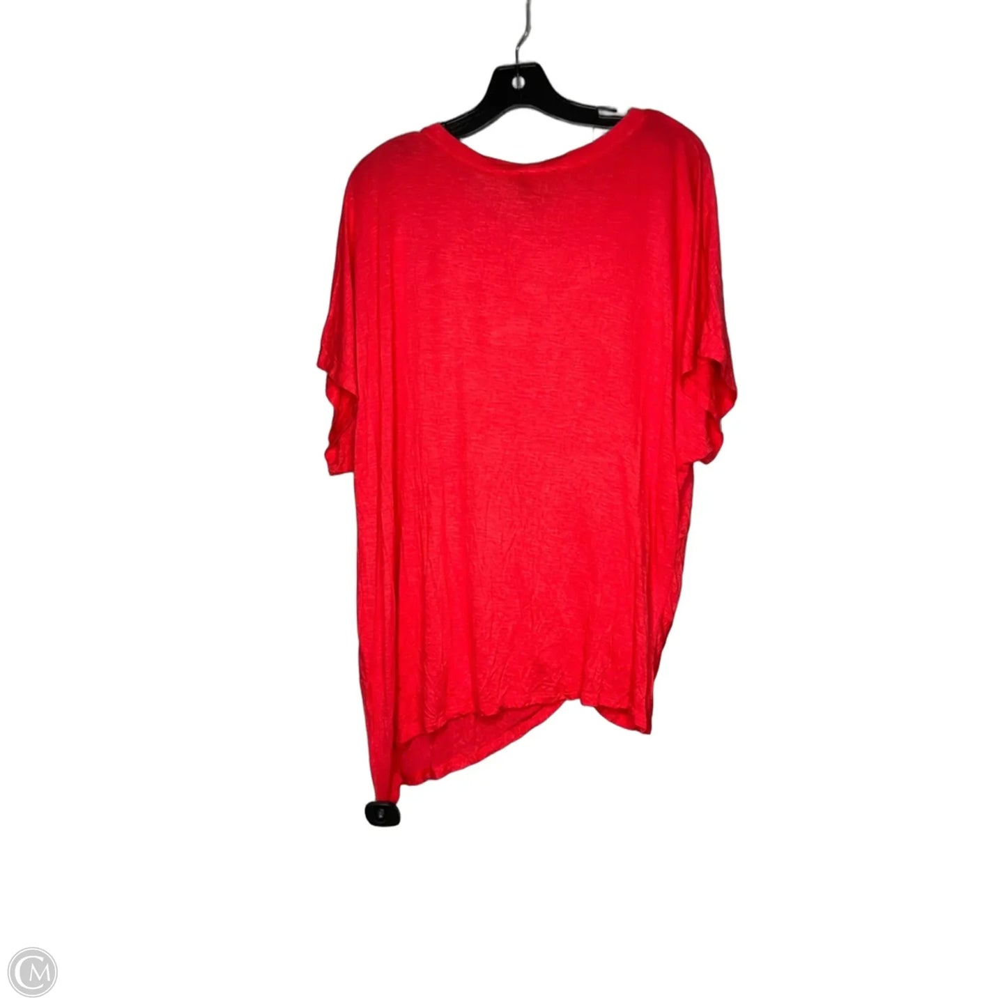 Top Short Sleeve Basic By Jones New York In Orange, Size: 2x