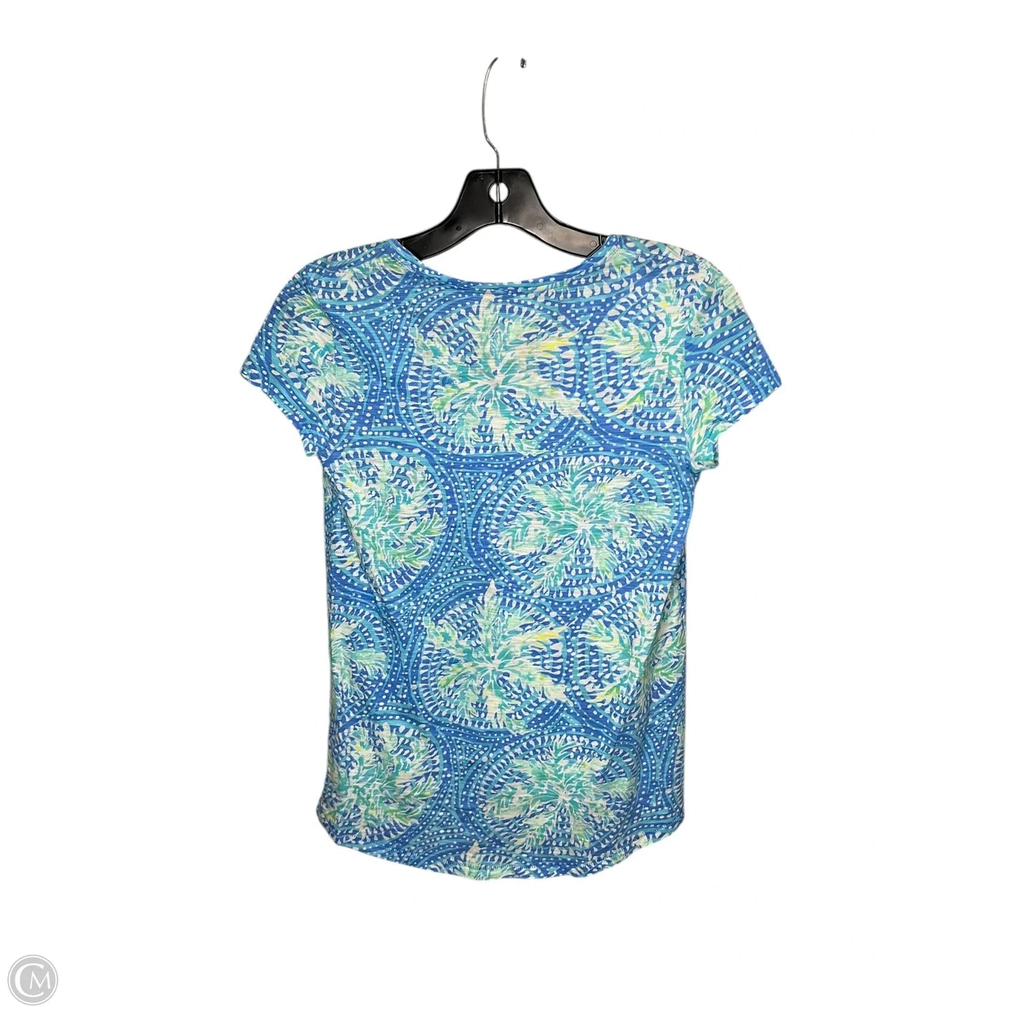 Top Short Sleeve Designer By Lilly Pulitzer In Multi-colored, Size: Xxs