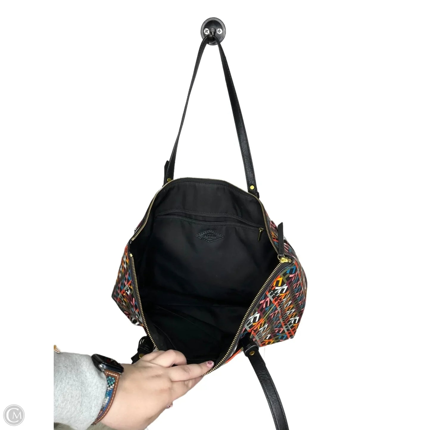 Handbag By Fossil, Size: Large