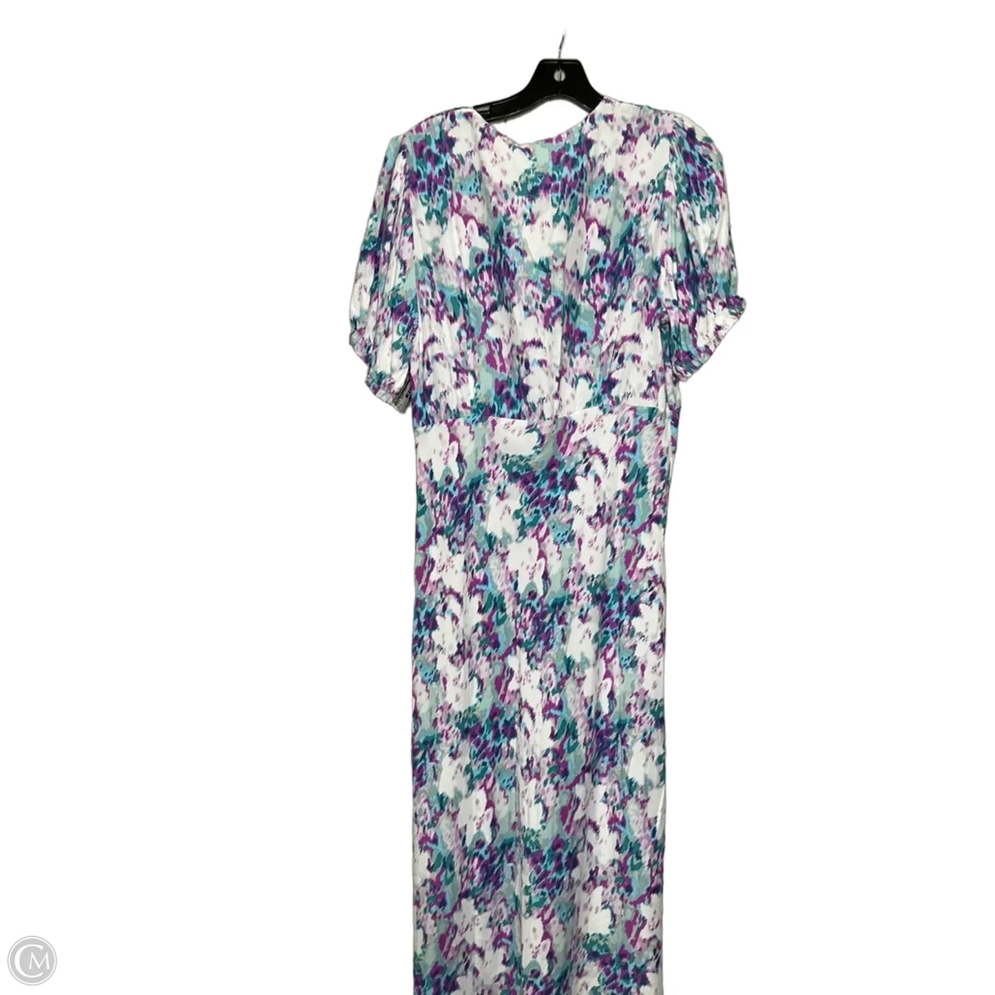 Dress Casual Maxi By A New Day In Blue & Purple, Size: L