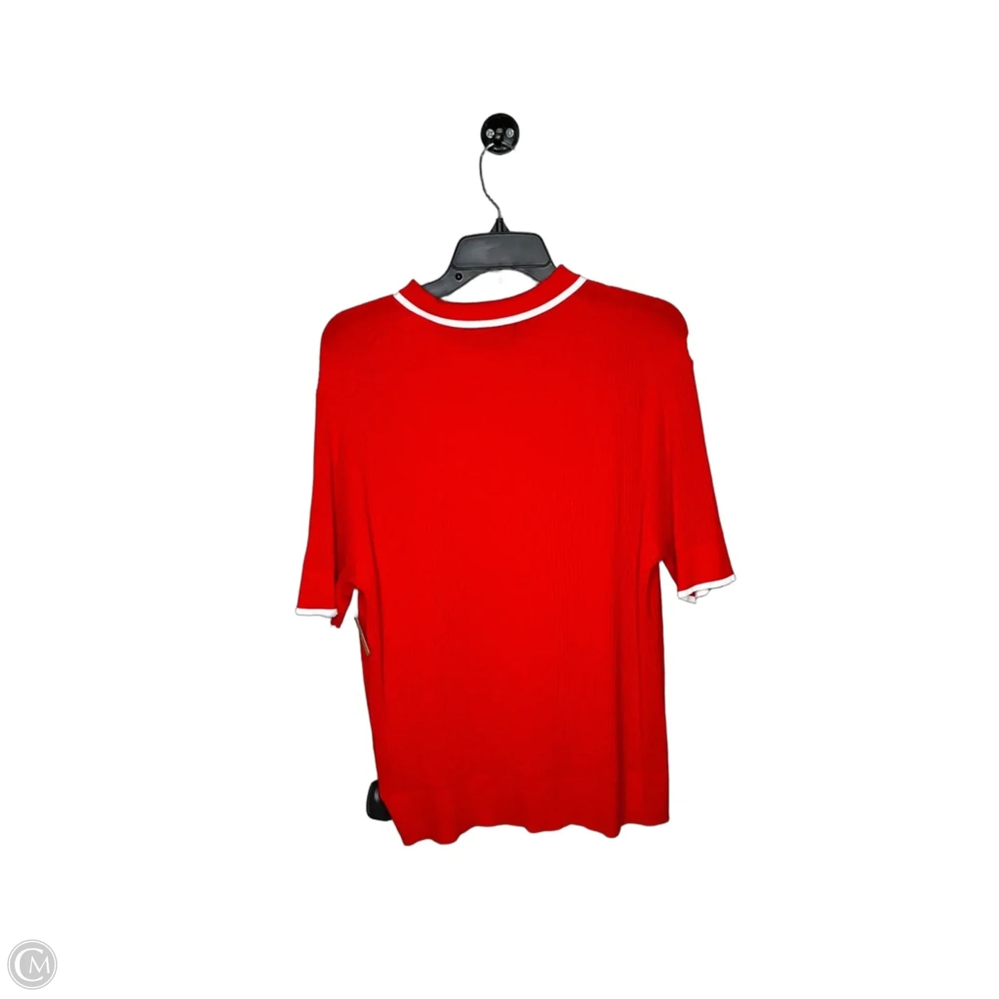 Top Short Sleeve By Banana Republic In Red, Size: Xl