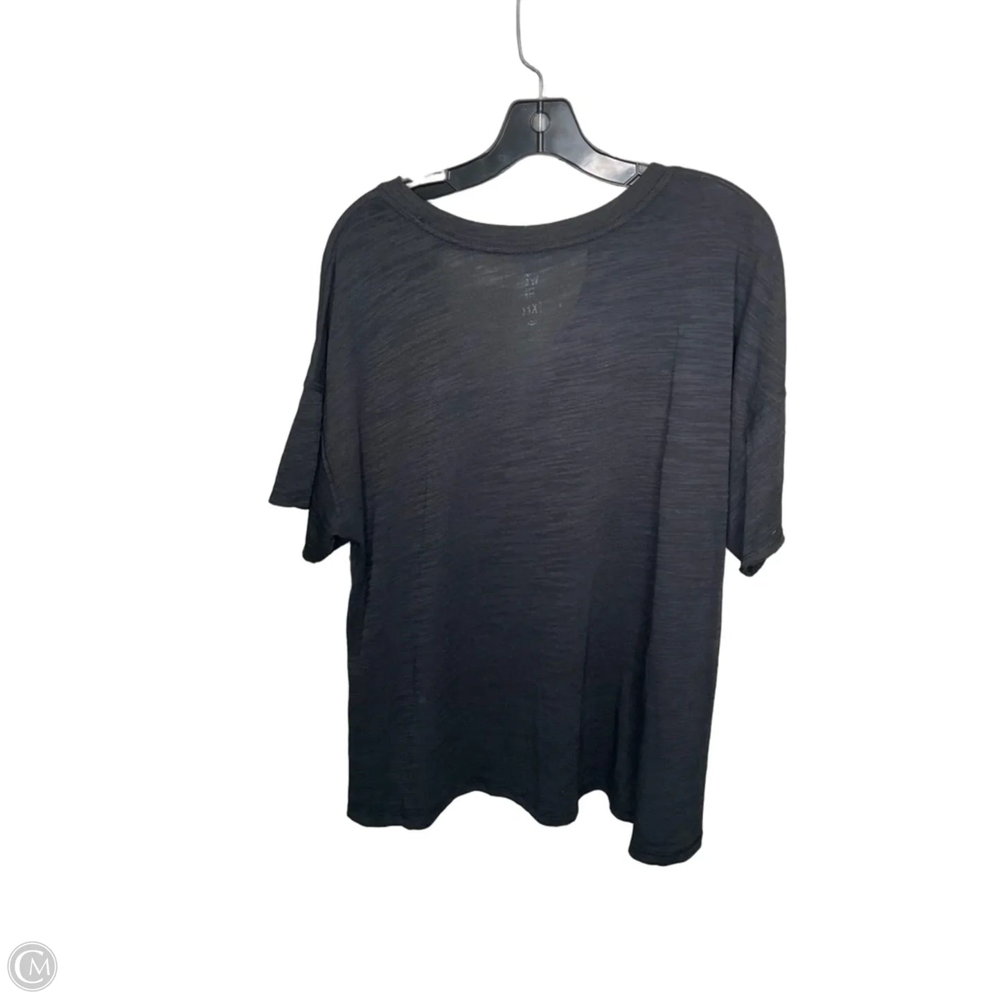 Top Short Sleeve By Free People In Black, Size: M