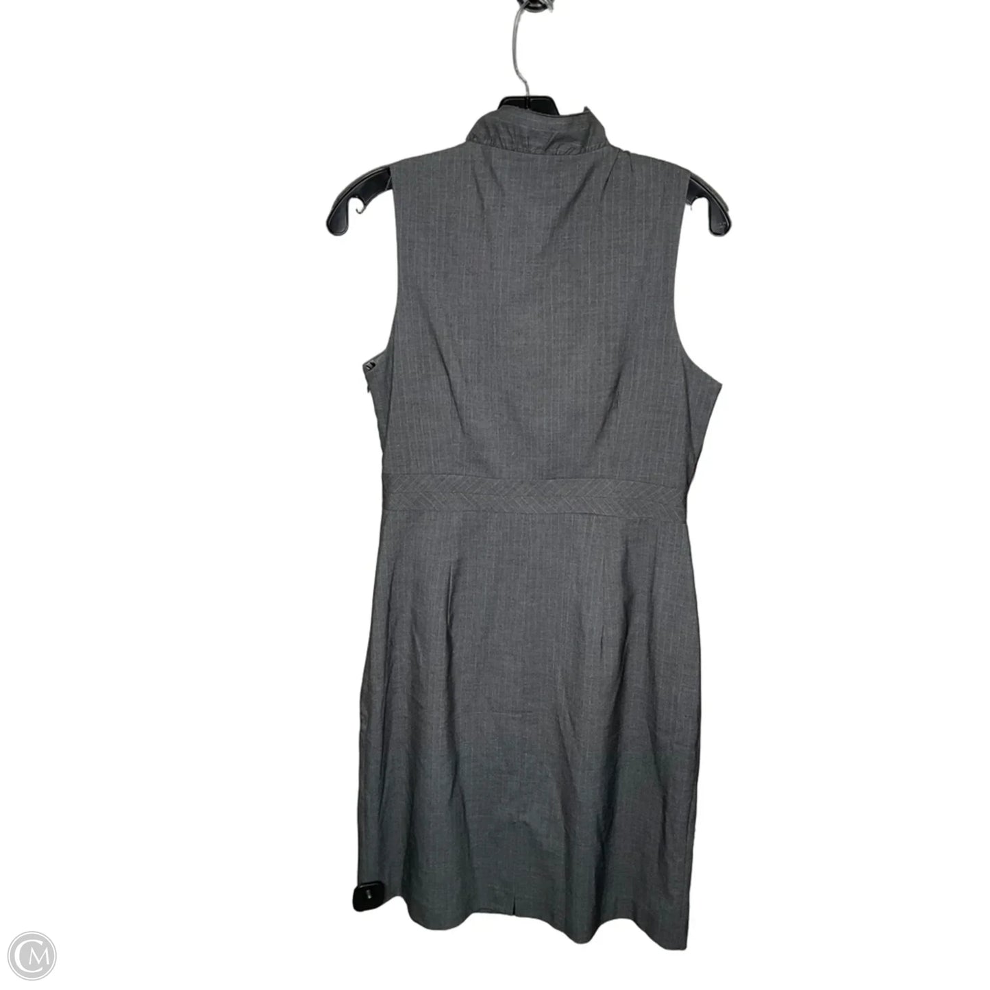 Dress Casual Midi By New York And Co In Grey, Size: M