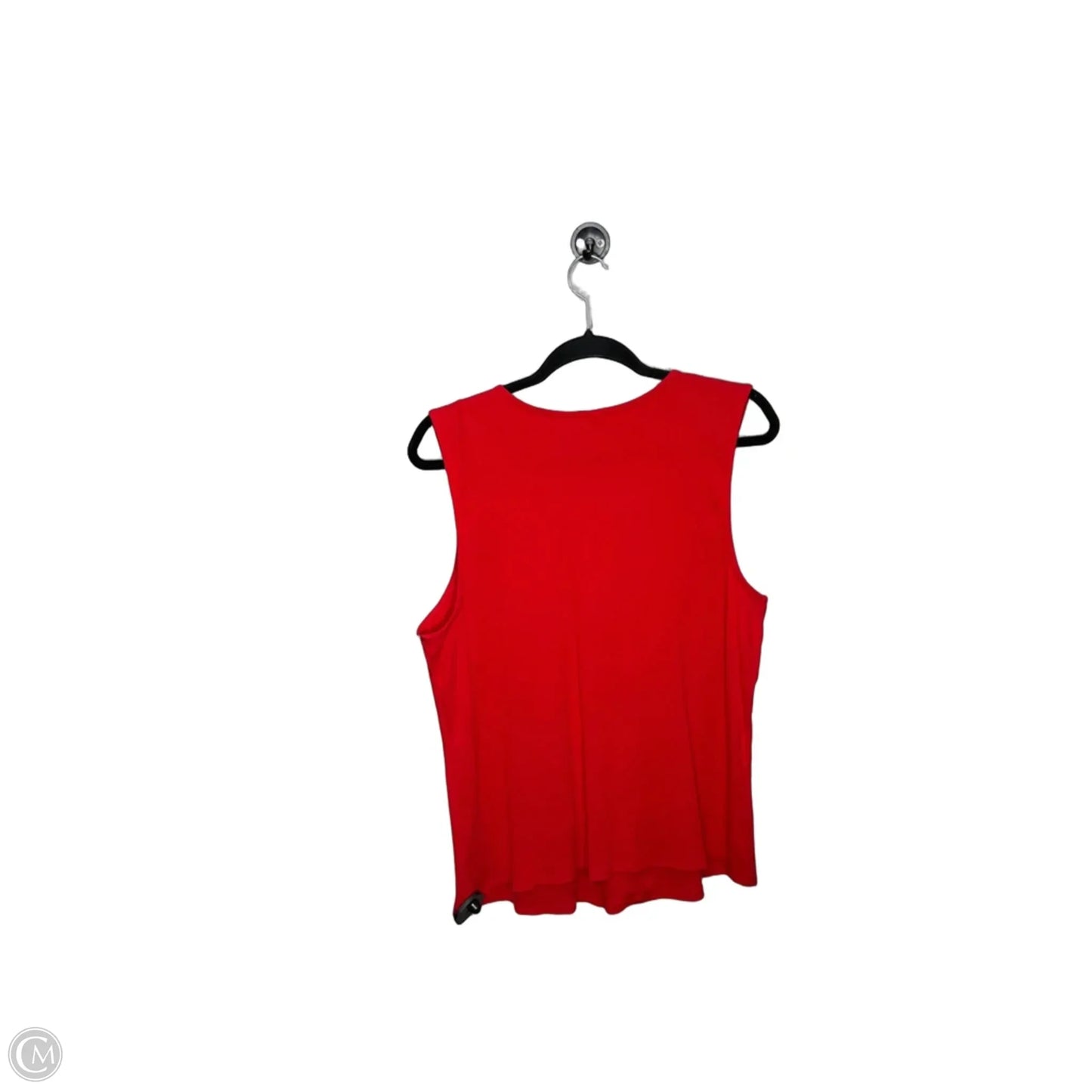 Top Sleeveless By Clothes Mentor In Red, Size: 3x