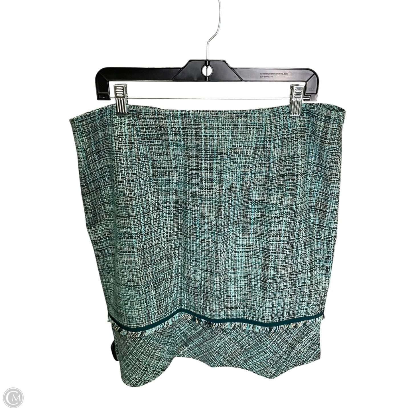 Skirt Midi By Liz Claiborne In Aqua, Size: 16