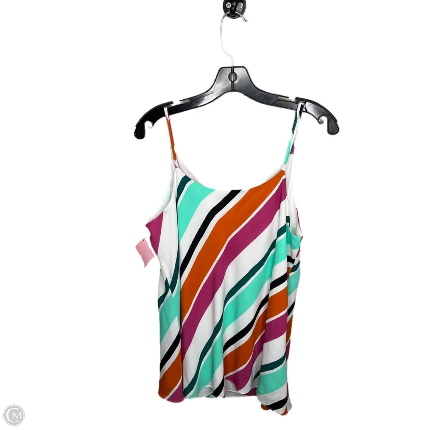 Top Sleeveless By Madison In Striped Pattern, Size: 2x