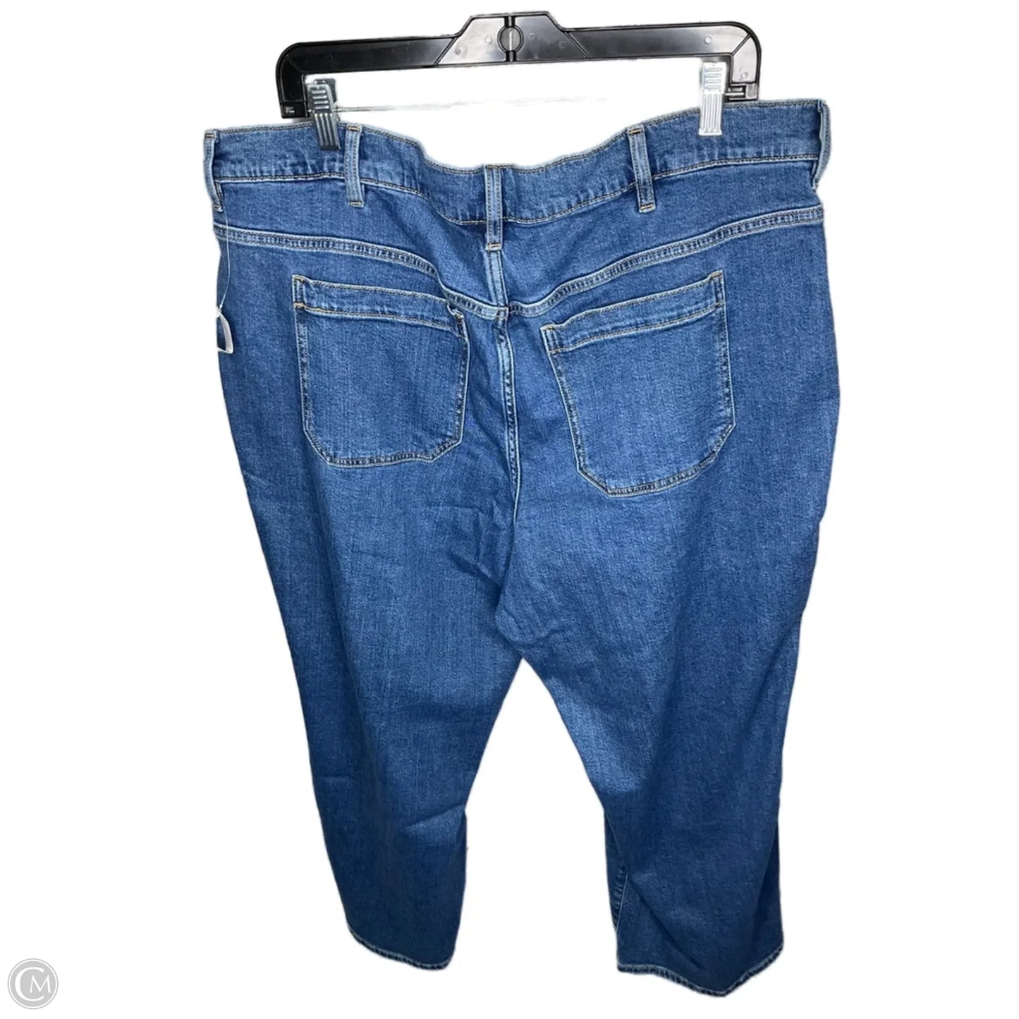 Jeans Wide Leg By Lands End In Blue Denim, Size: 20