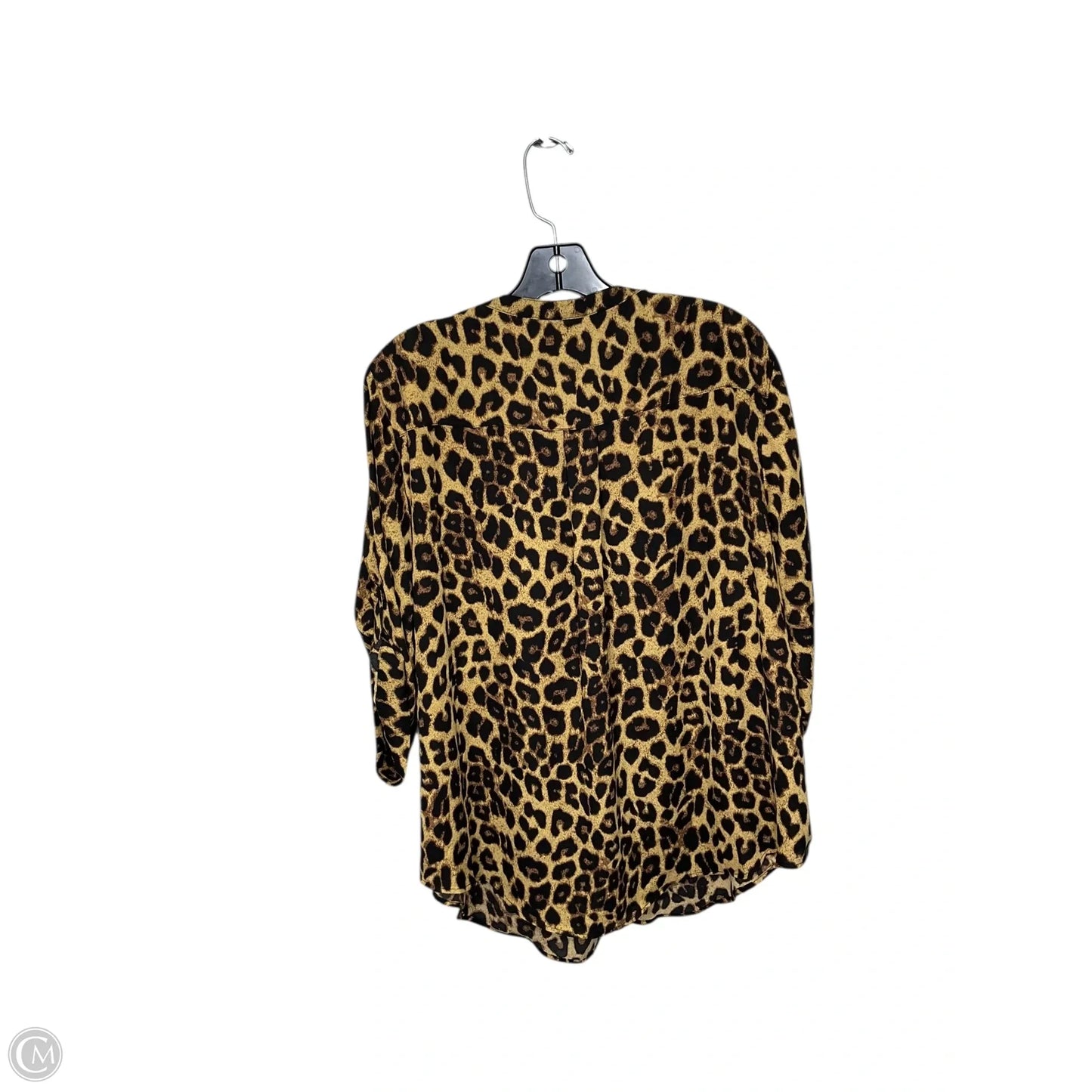 Blouse 3/4 Sleeve By Torrid In Animal Print, Size: 2x