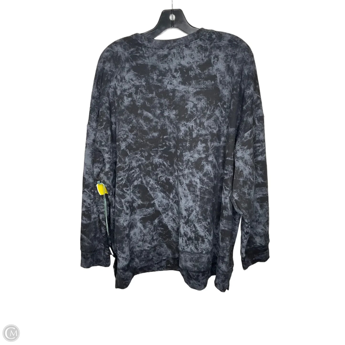 Sweatshirt Crewneck By Terra & Sky In Black, Size: 2x