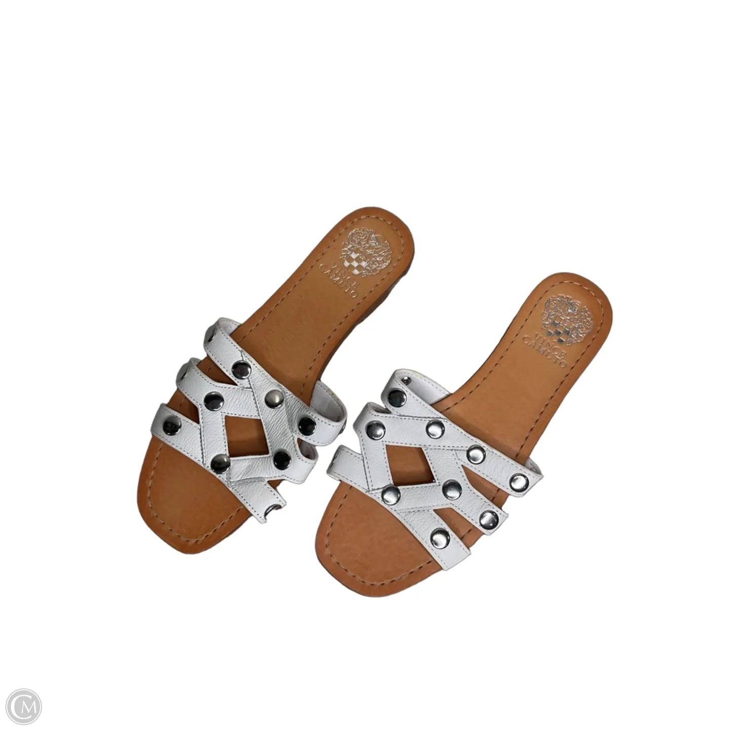Sandals Flats By Vince Camuto In White, Size: 8