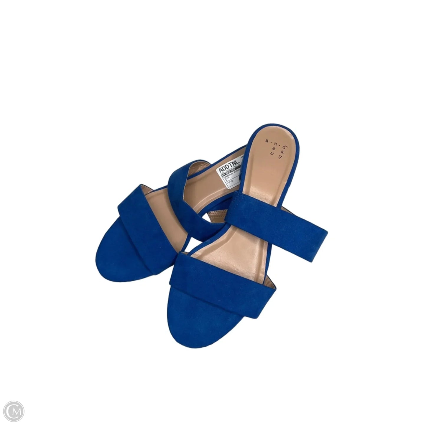Sandals Flats By A New Day In Blue, Size: 8