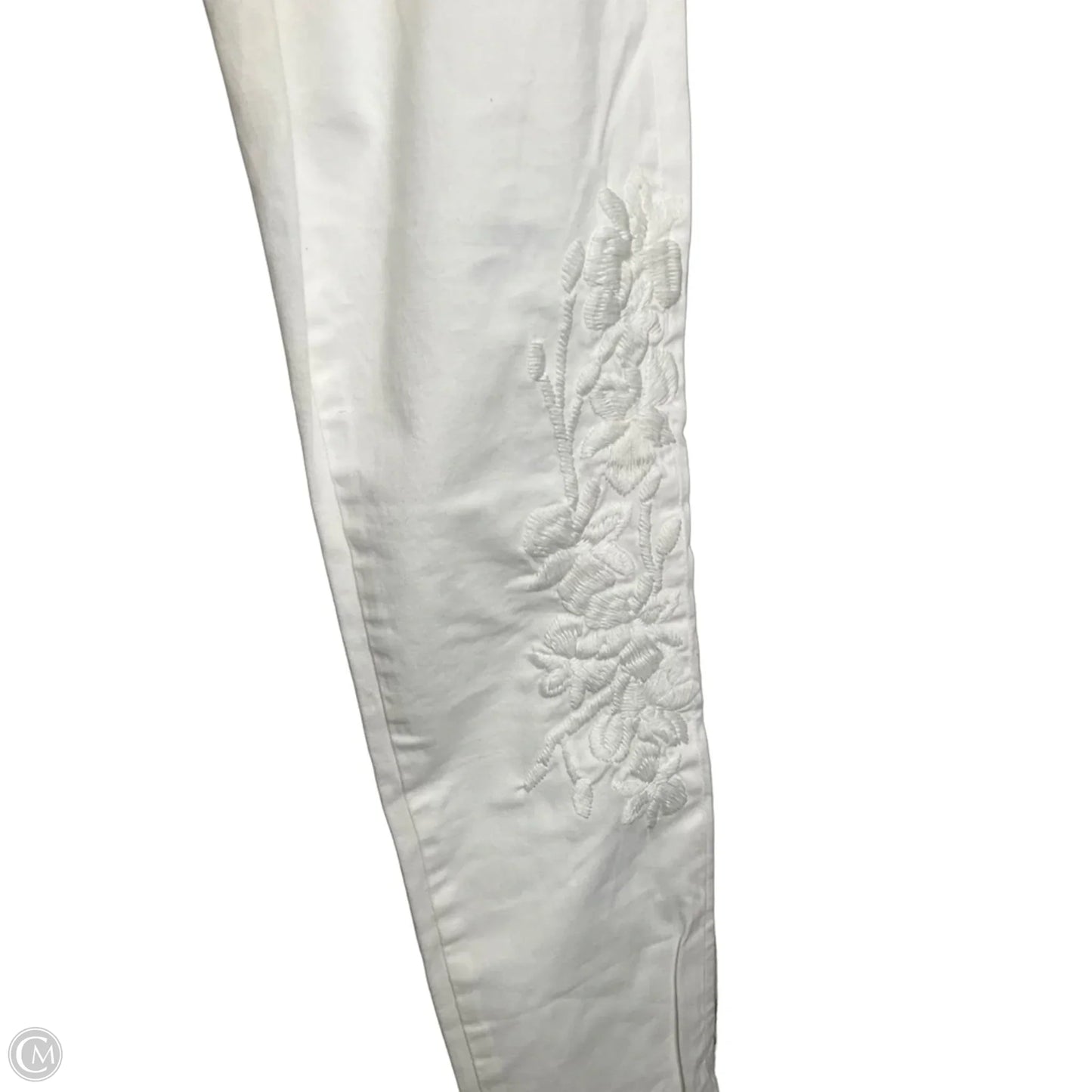 Pants Cropped By Anthropologie In White, Size: 4