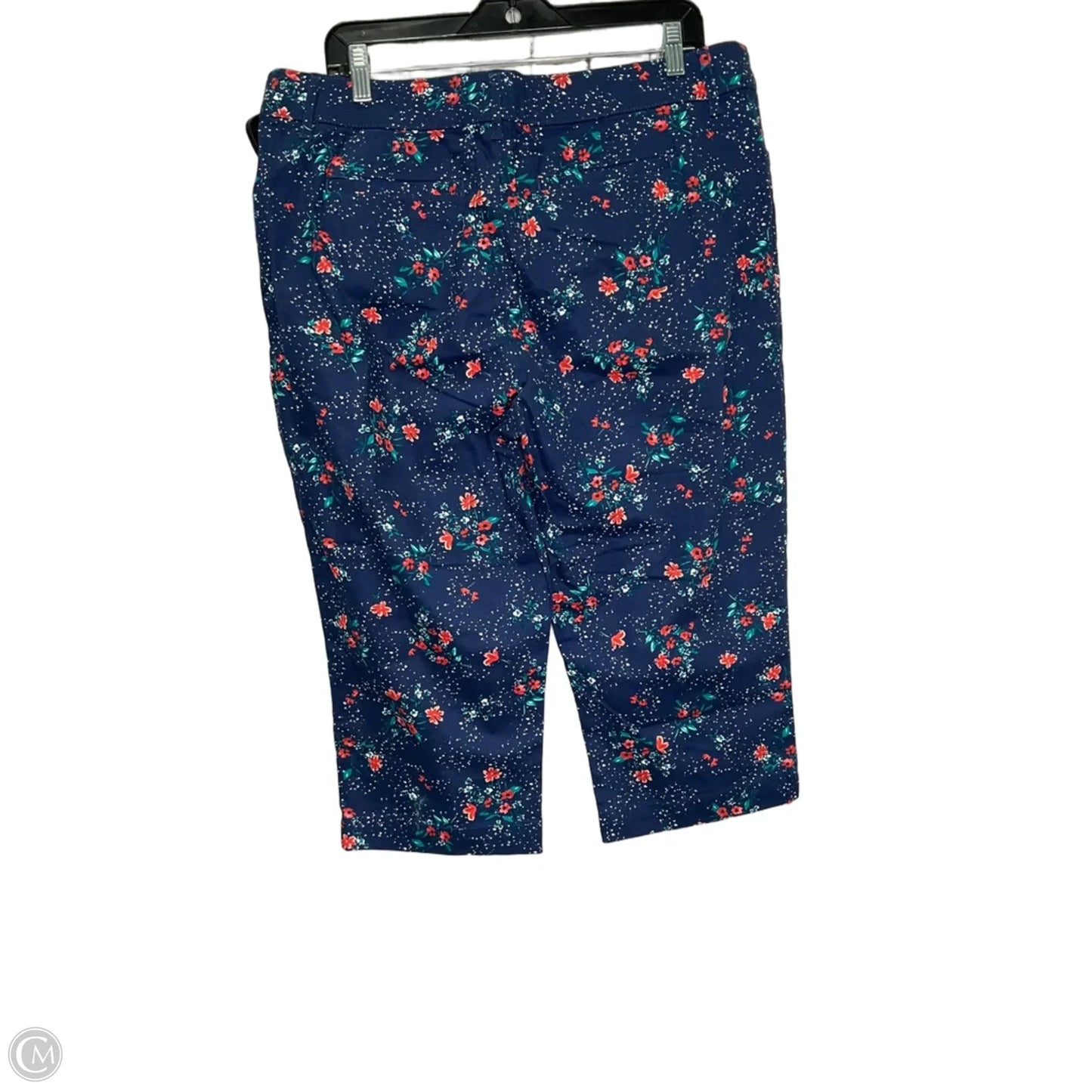 Capris By St Johns Bay In Floral Print, Size: 16