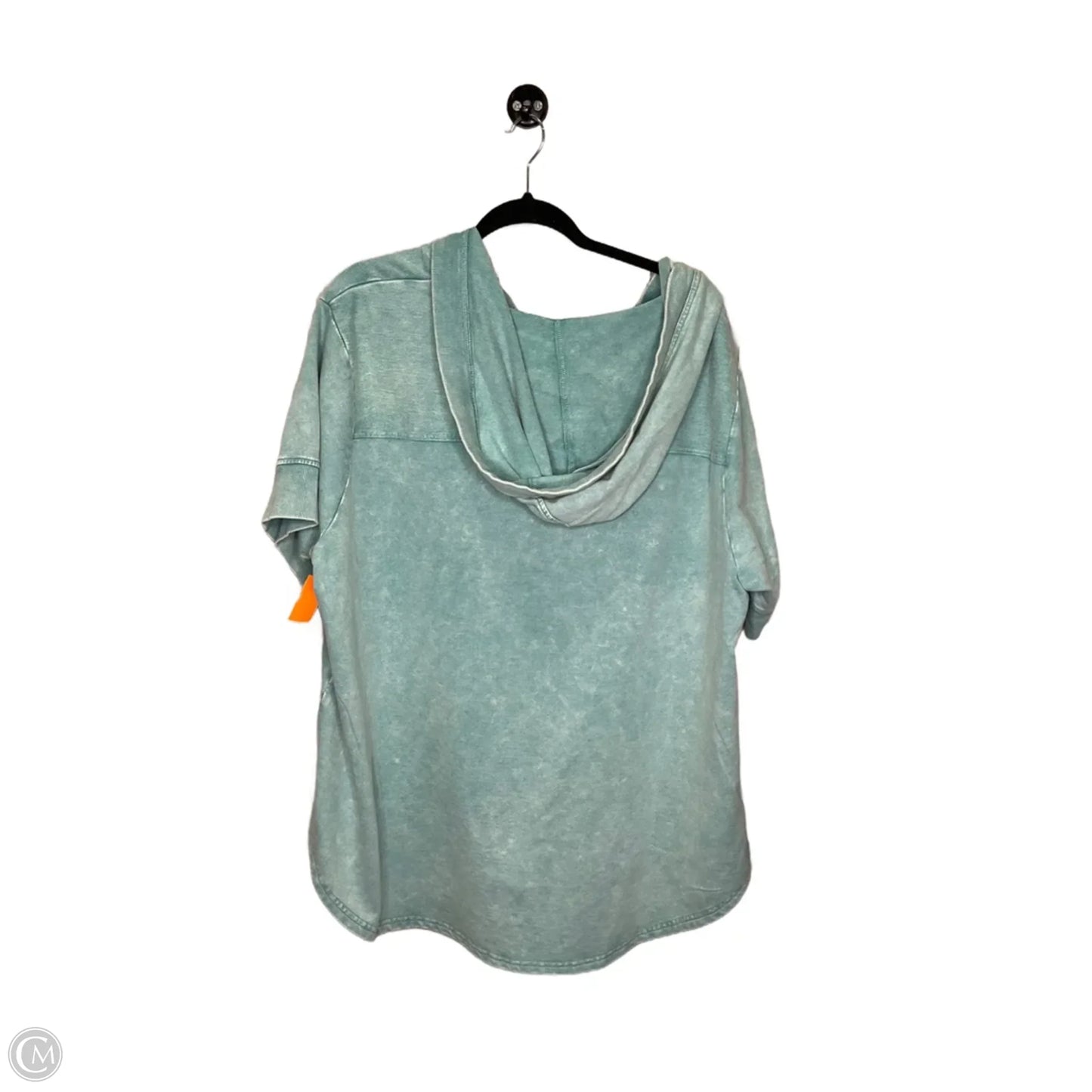 Sweatshirt Hoodie By Jane And Delancey In Green, Size: 2x