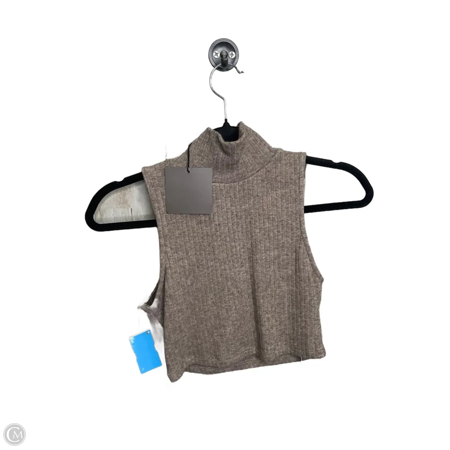 Top Sleeveless By Clothes Mentor In Brown, Size: S