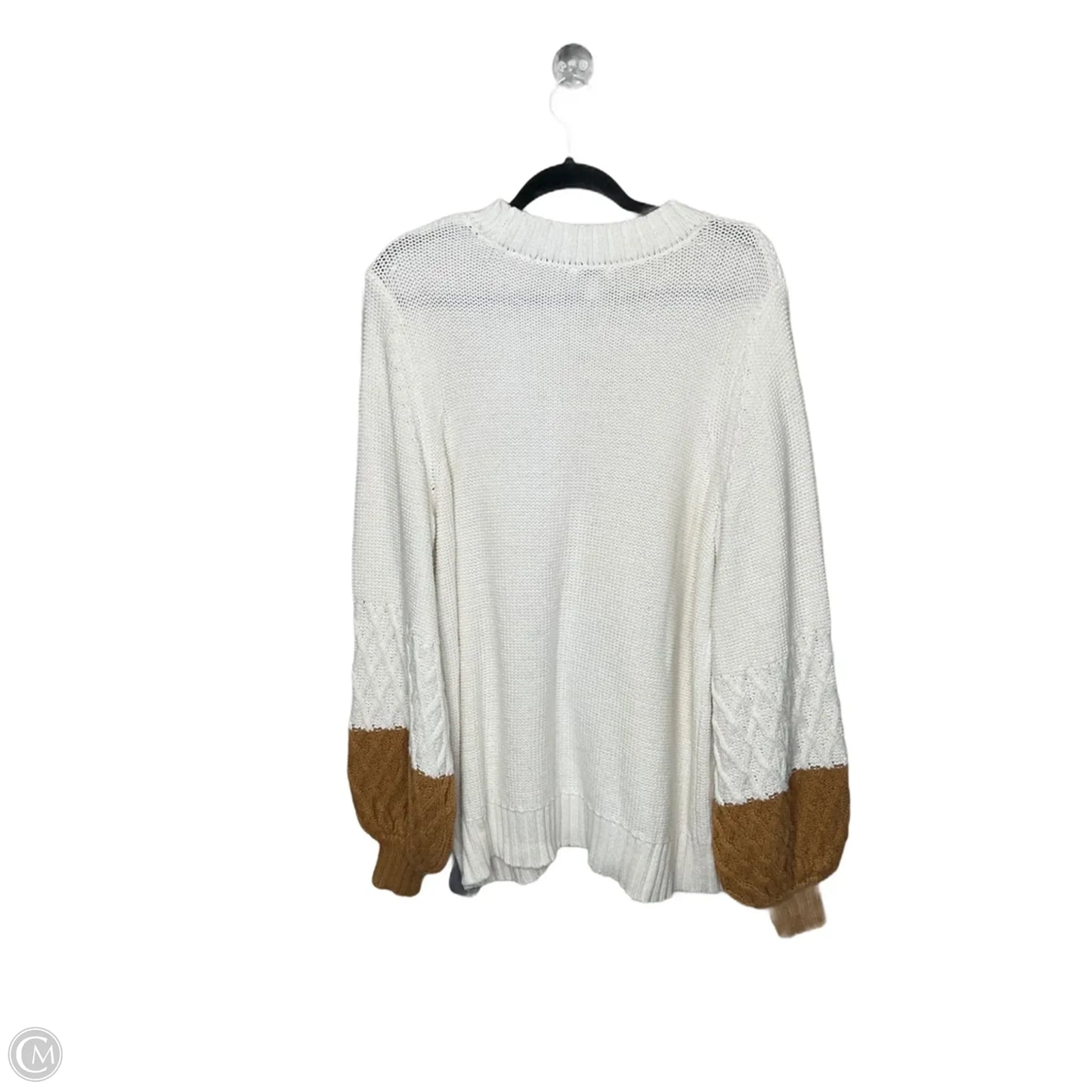 Sweater By Crown And Ivy In White, Size: 2x