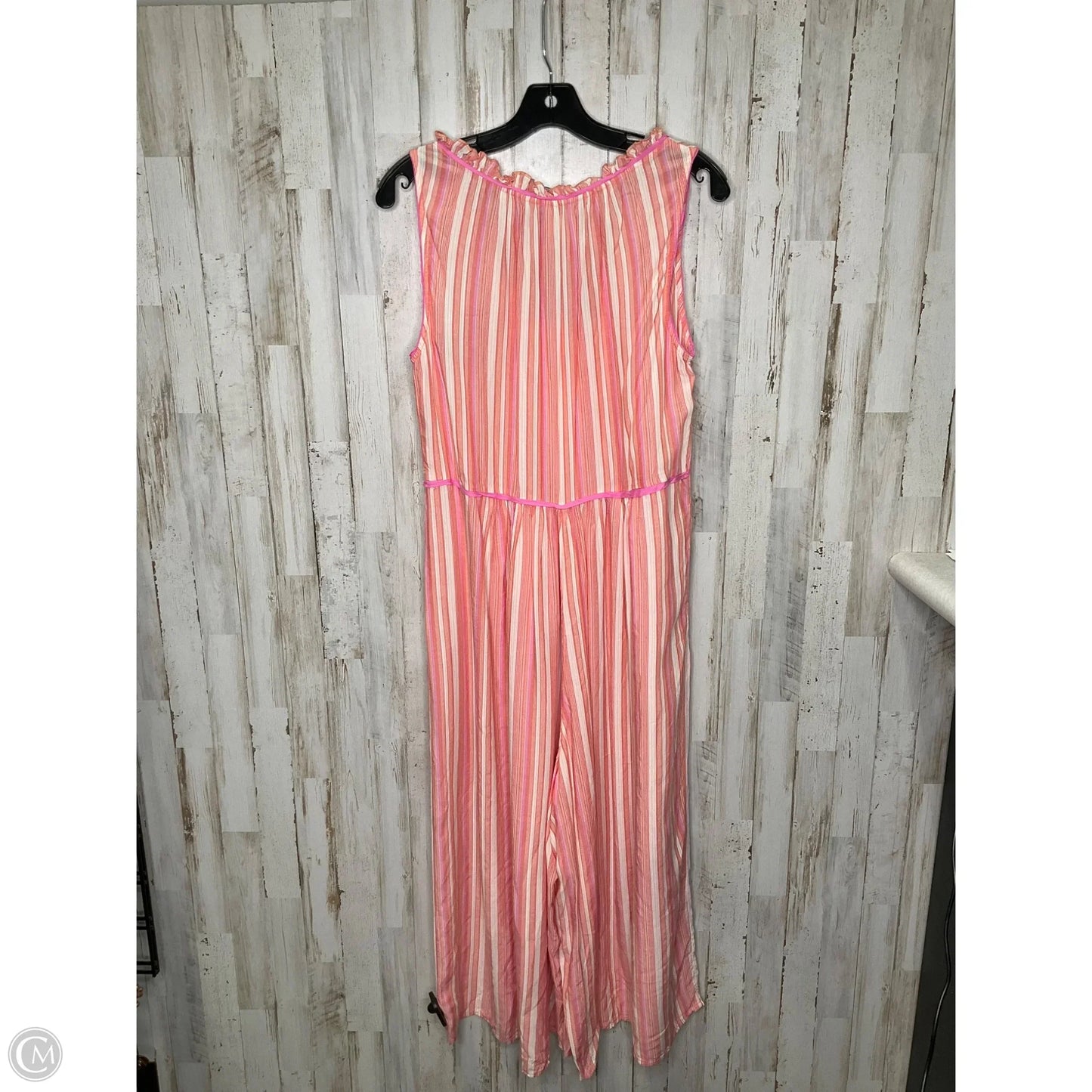 Jumpsuit By Anthropologie In Striped Pattern, Size: L