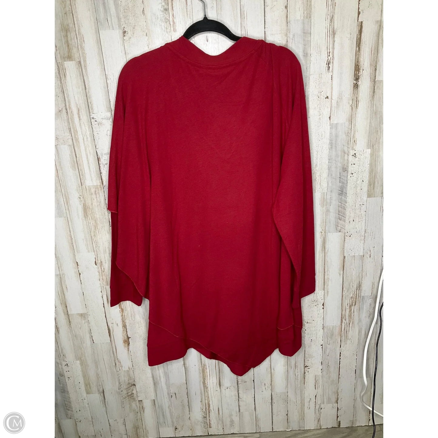 Top Long Sleeve By Soft Surroundings In Red, Size: 3x