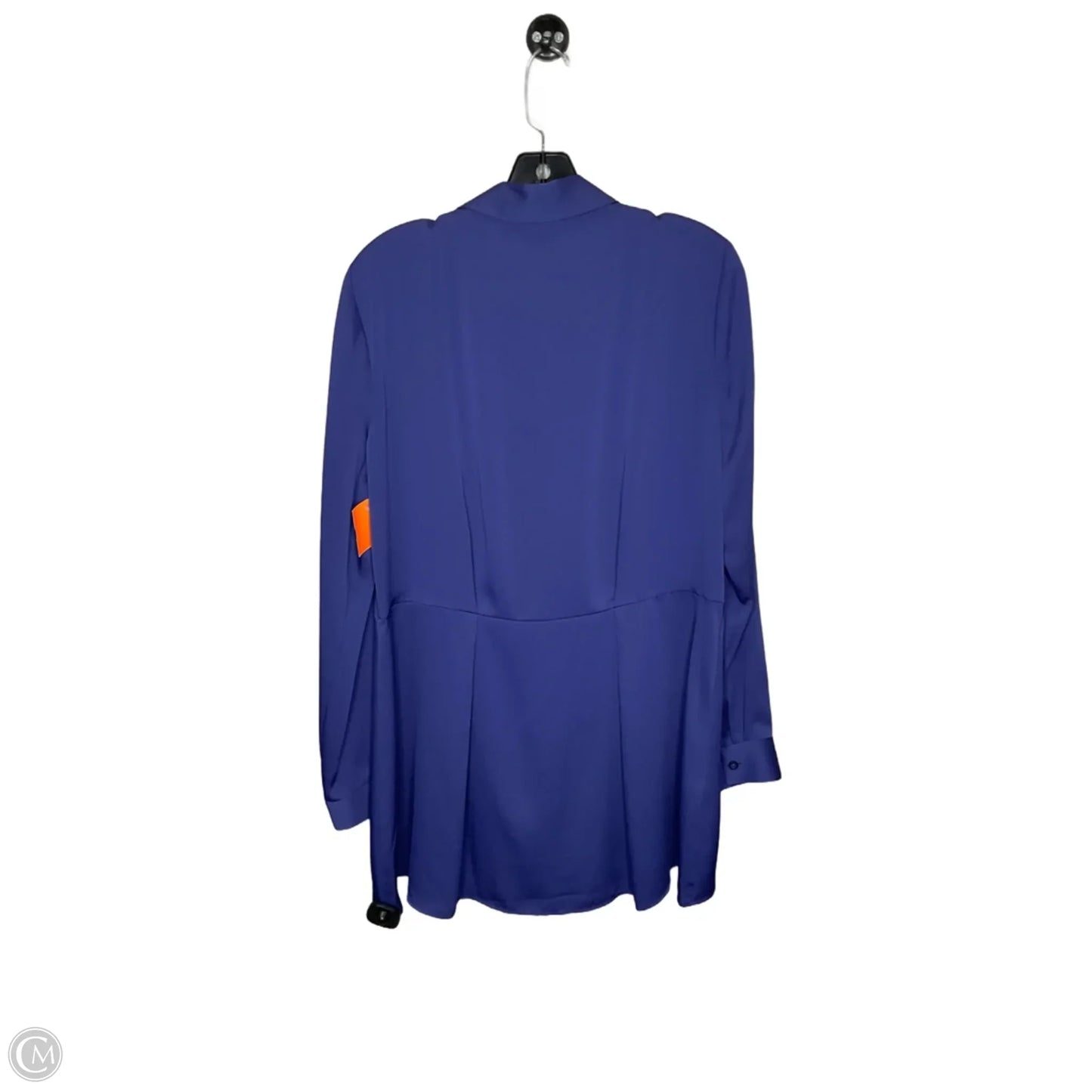 Top Long Sleeve By Bcbgeneration In Blue, Size: L