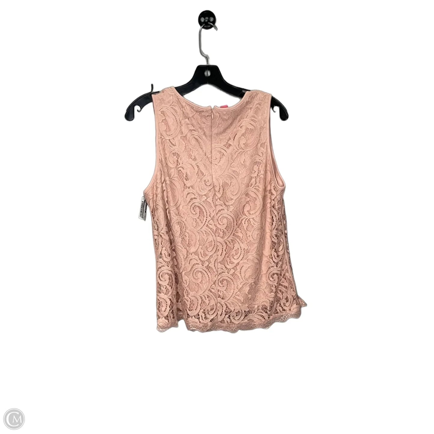 Top Sleeveless By Adrianna Papell In Orange, Size: Xl