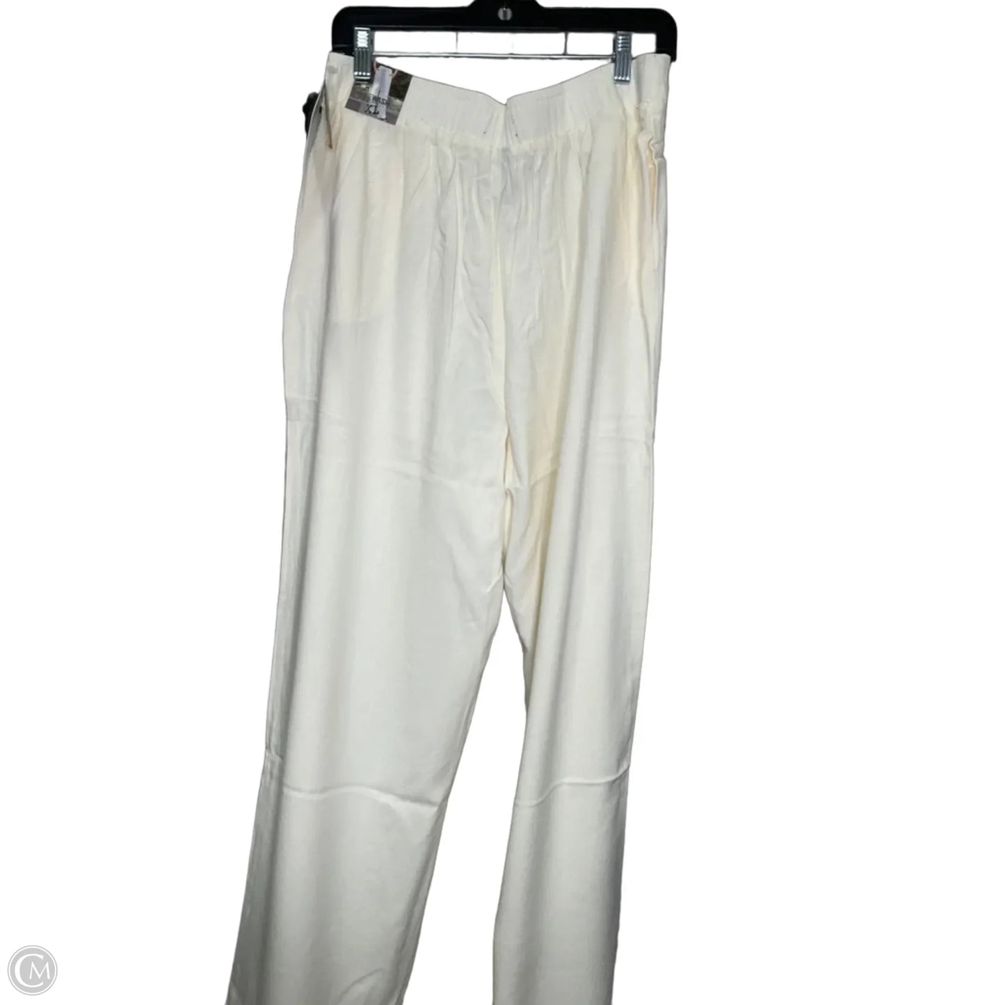 Pants Linen By Rewash In Cream, Size: Xl