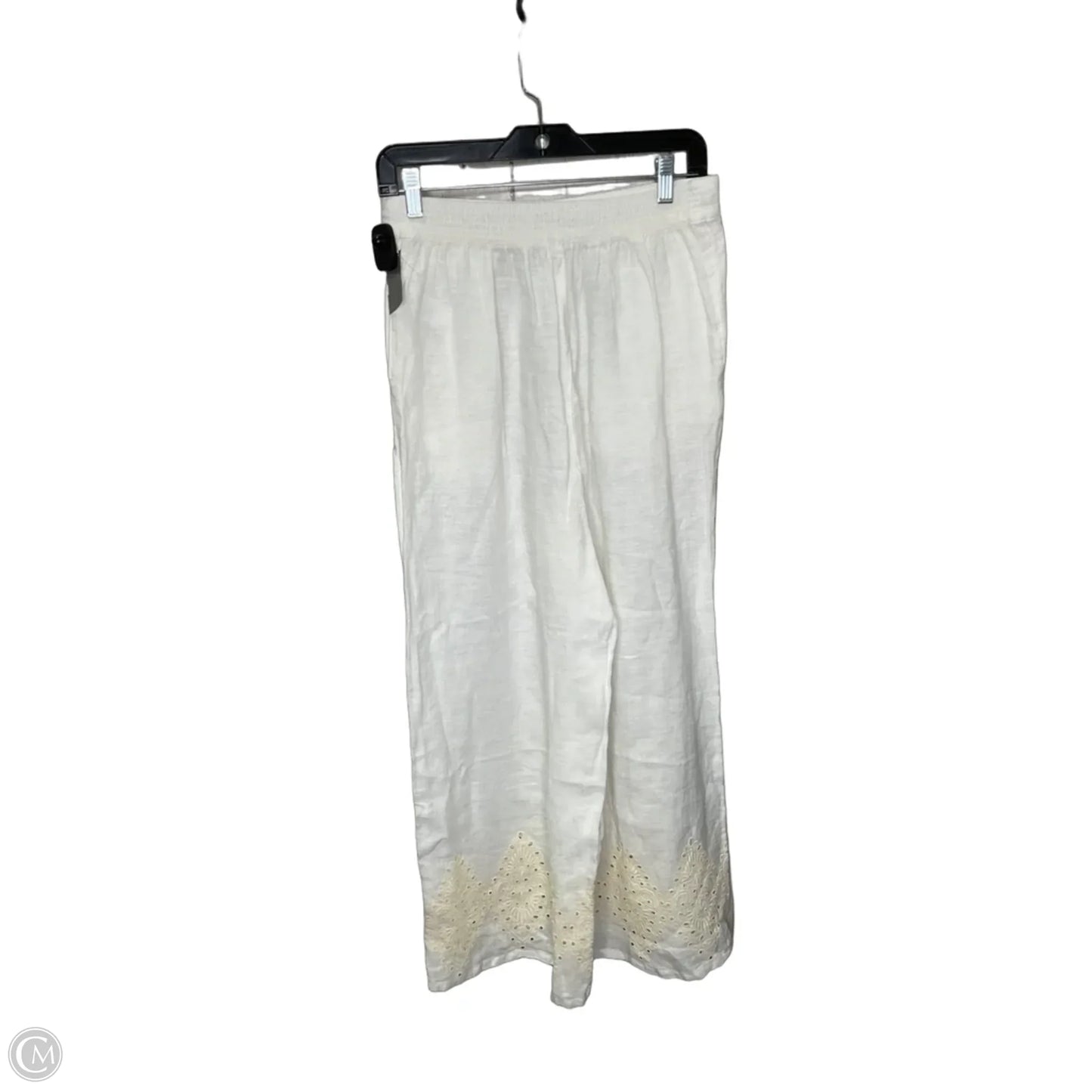 Pants Linen By Cynthia Rowley In White, Size: M