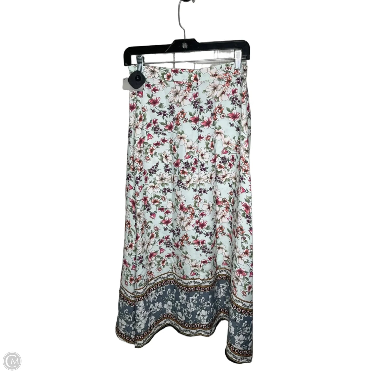 Skirt Midi By Clothes Mentor In Floral Print, Size: M