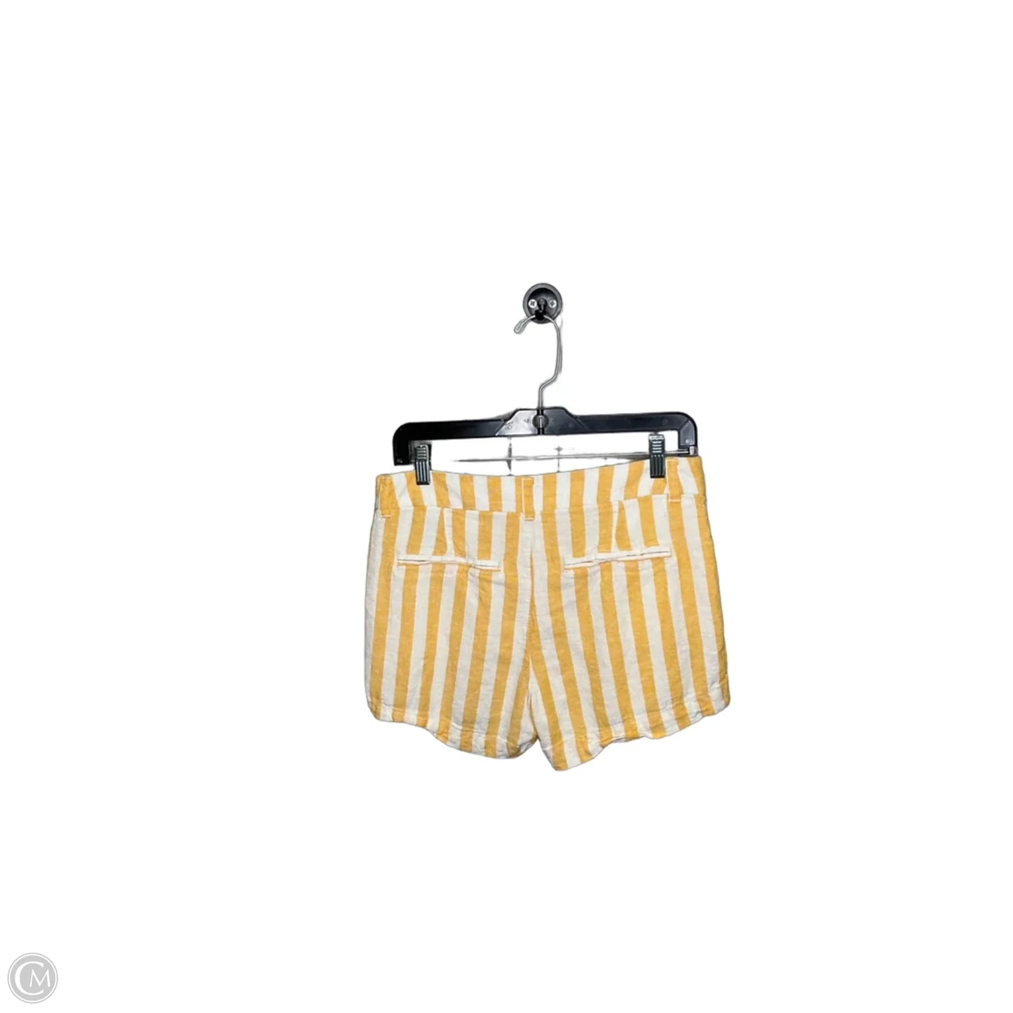 Shorts By Old Navy In White & Yellow, Size: 4