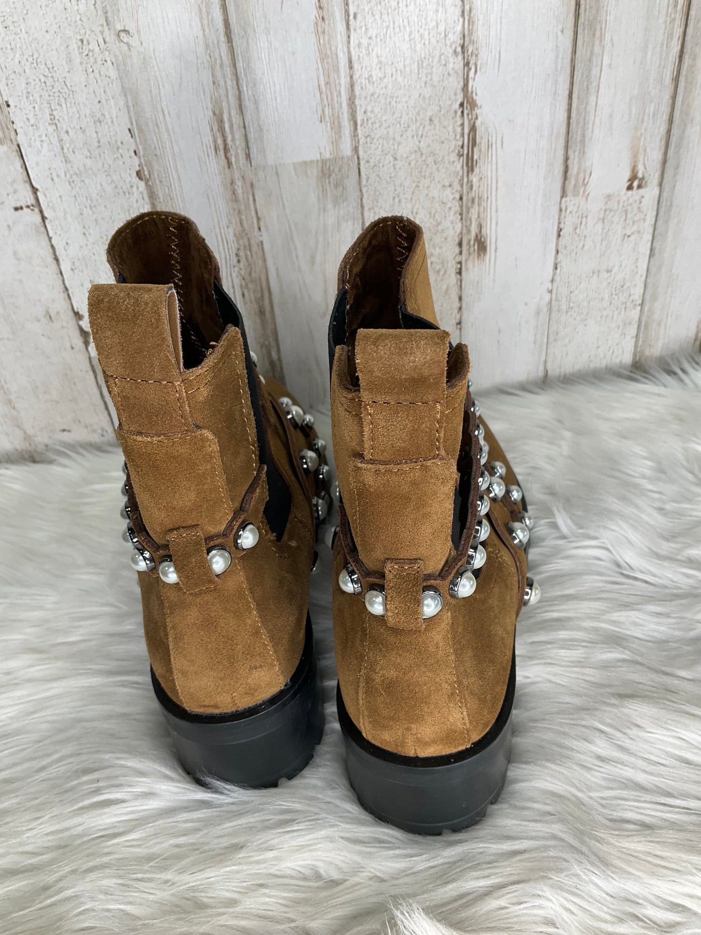 Boots Ankle Heels By Karl Lagerfeld Size: 7