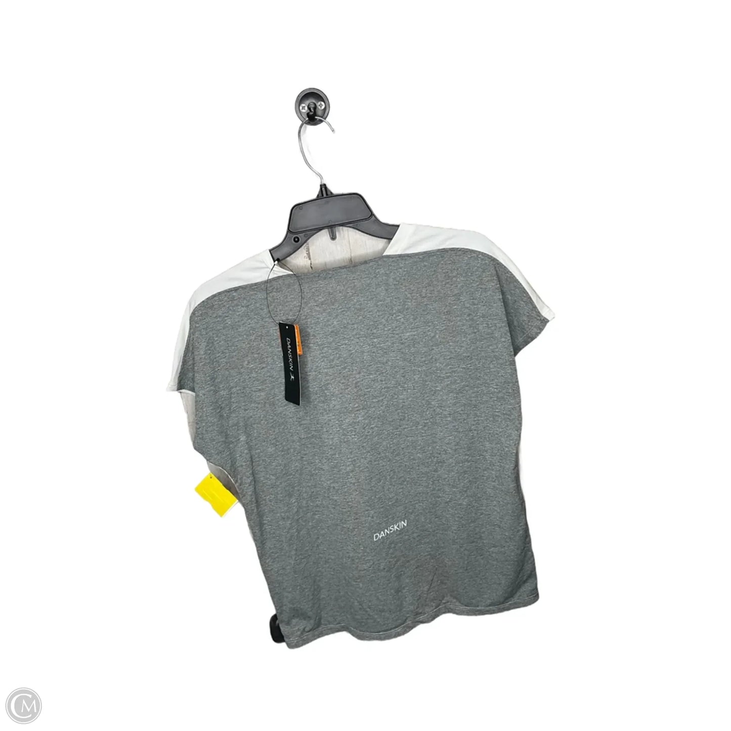 Athletic Top Short Sleeve By Danskin In White, Size: Xl