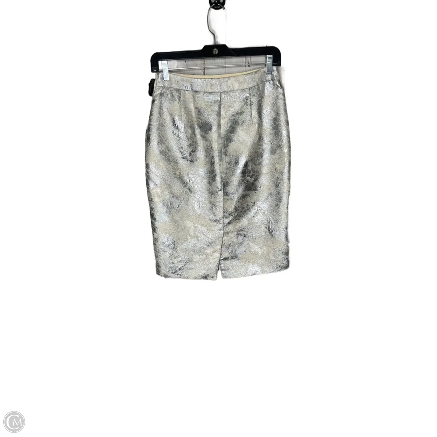 Skirt Midi By Limited In Silver, Size: 2