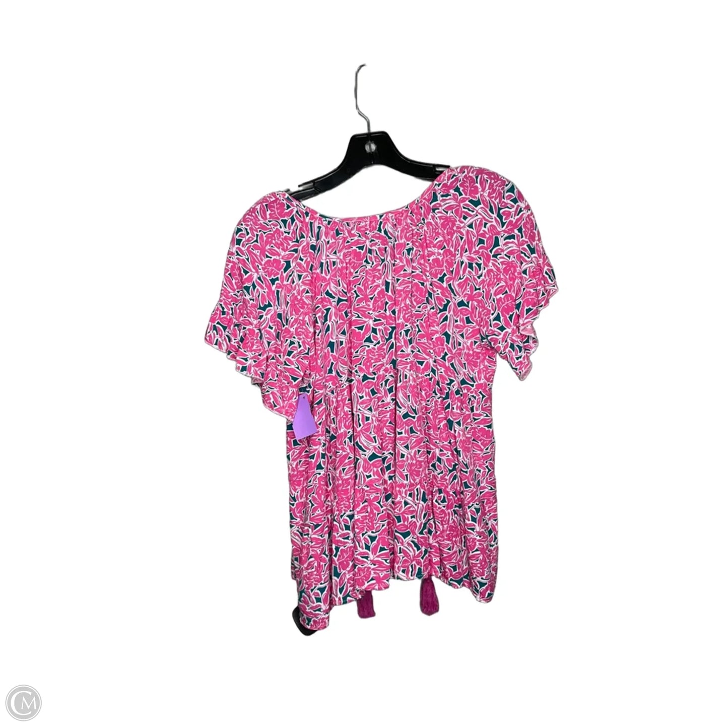 Top Short Sleeve By Clothes Mentor In Pink, Size: S