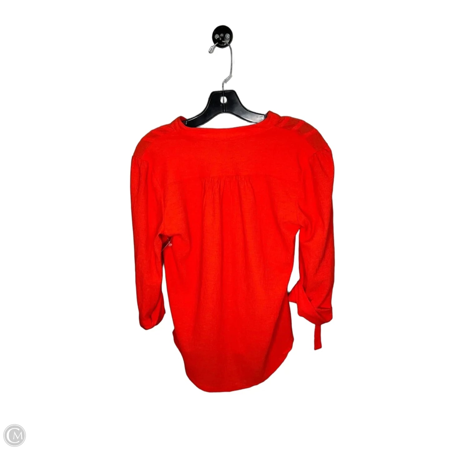 Top 3/4 Sleeve By Cocomo In Orange, Size: Sp