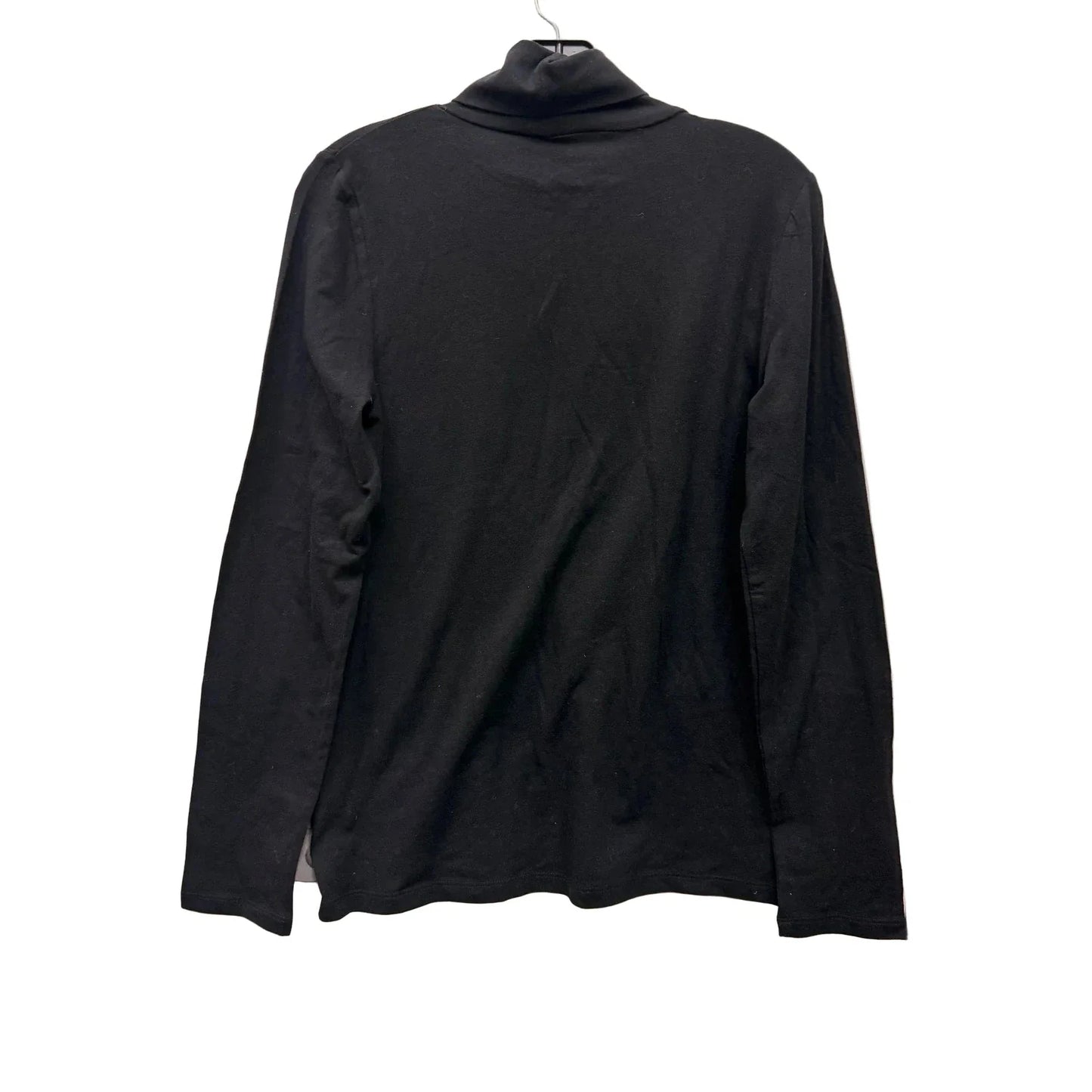 Top Long Sleeve By Sonoma In Black, Size: M