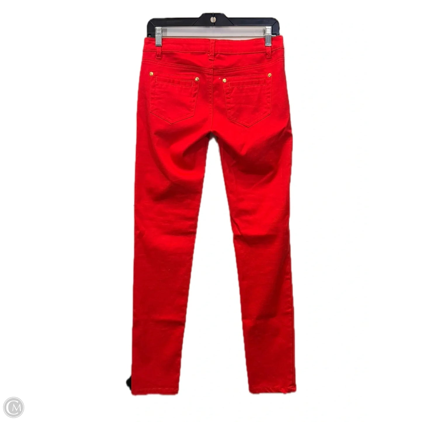 Jeans Skinny By Arden B In Red, Size: 4