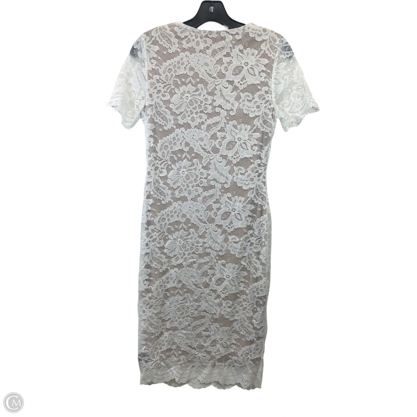 Dress Party Midi By Shein In White, Size: S