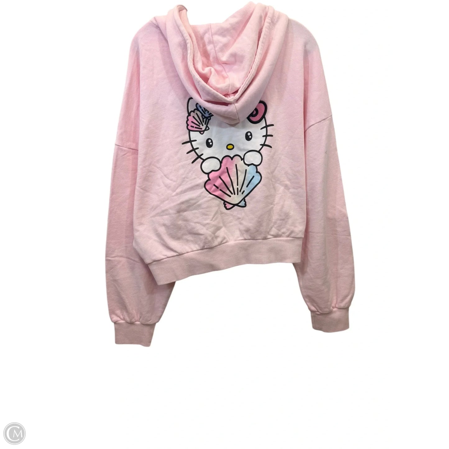 Sweatshirt Hoodie By Forever 21 In Pink, Size: M