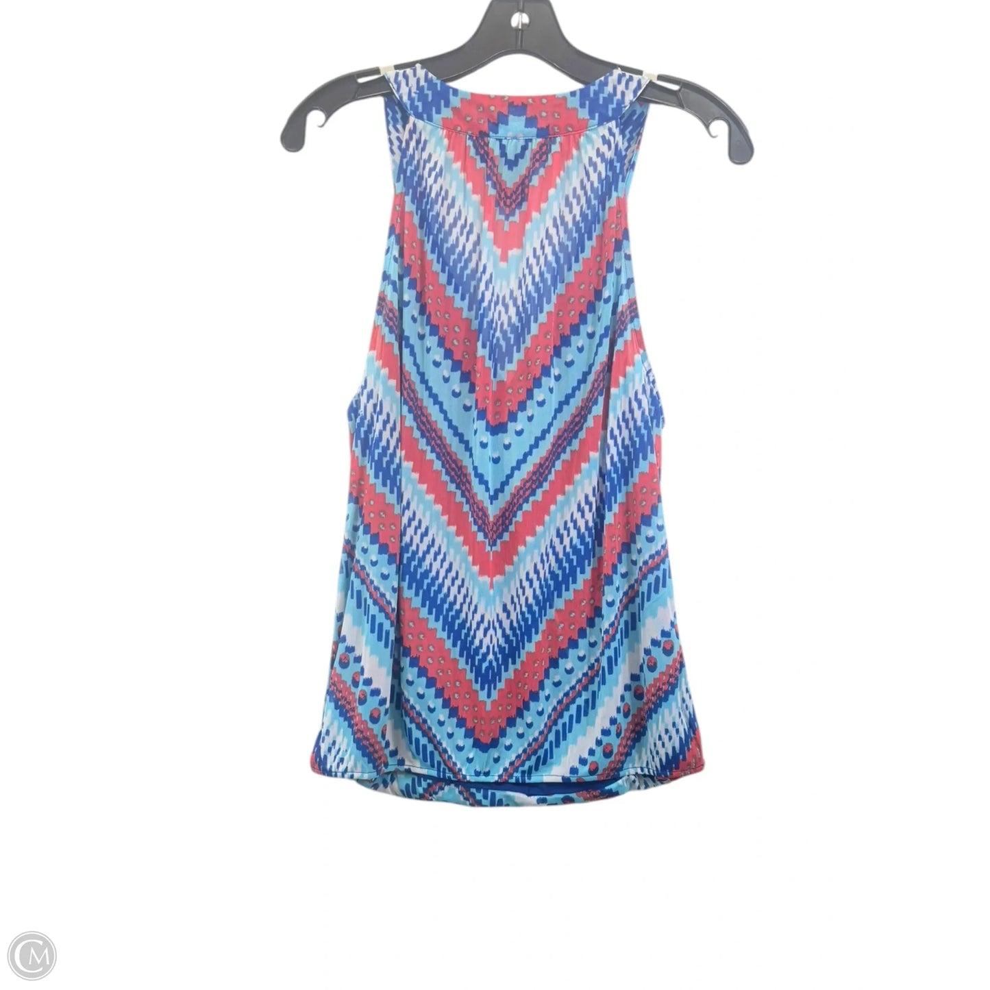 Top Sleeveless By Inc In Blue Red & White, Size: Xl