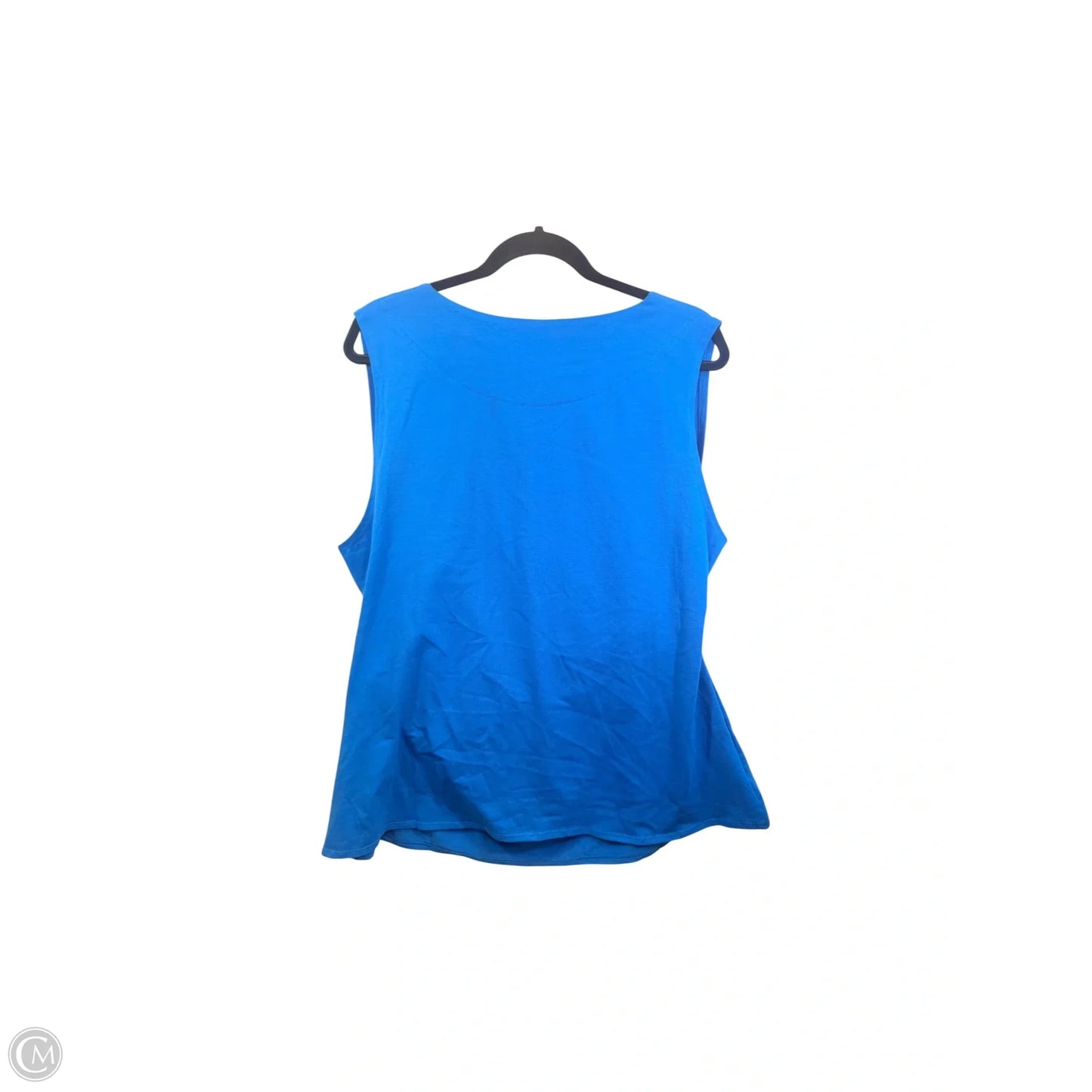 Top Sleeveless By Lesley Evers In Blue, Size: Xl