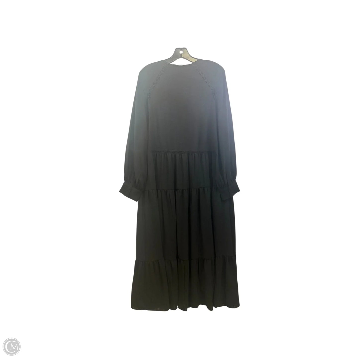 Dress Casual Maxi By Zara In Black, Size: S