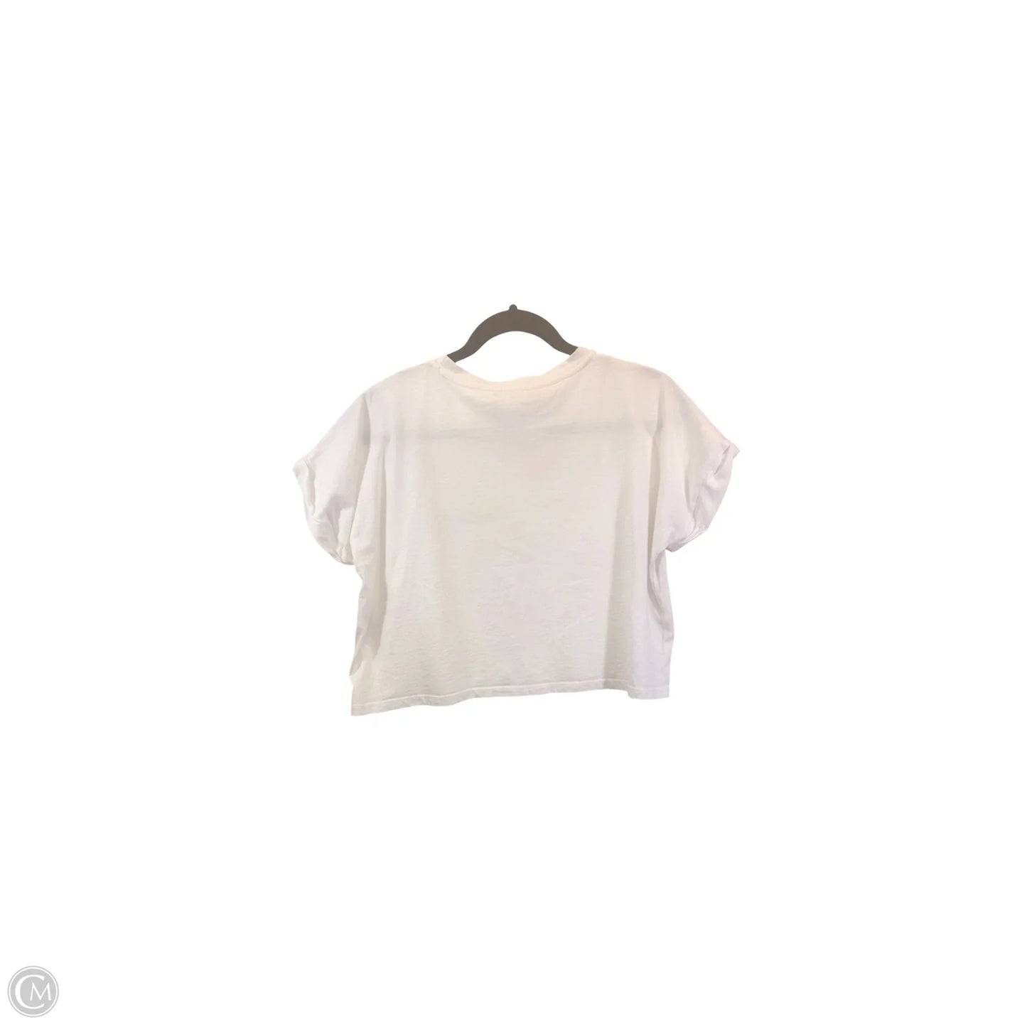 Top Short Sleeve Luxury Designer By Balmain In White, Size: S