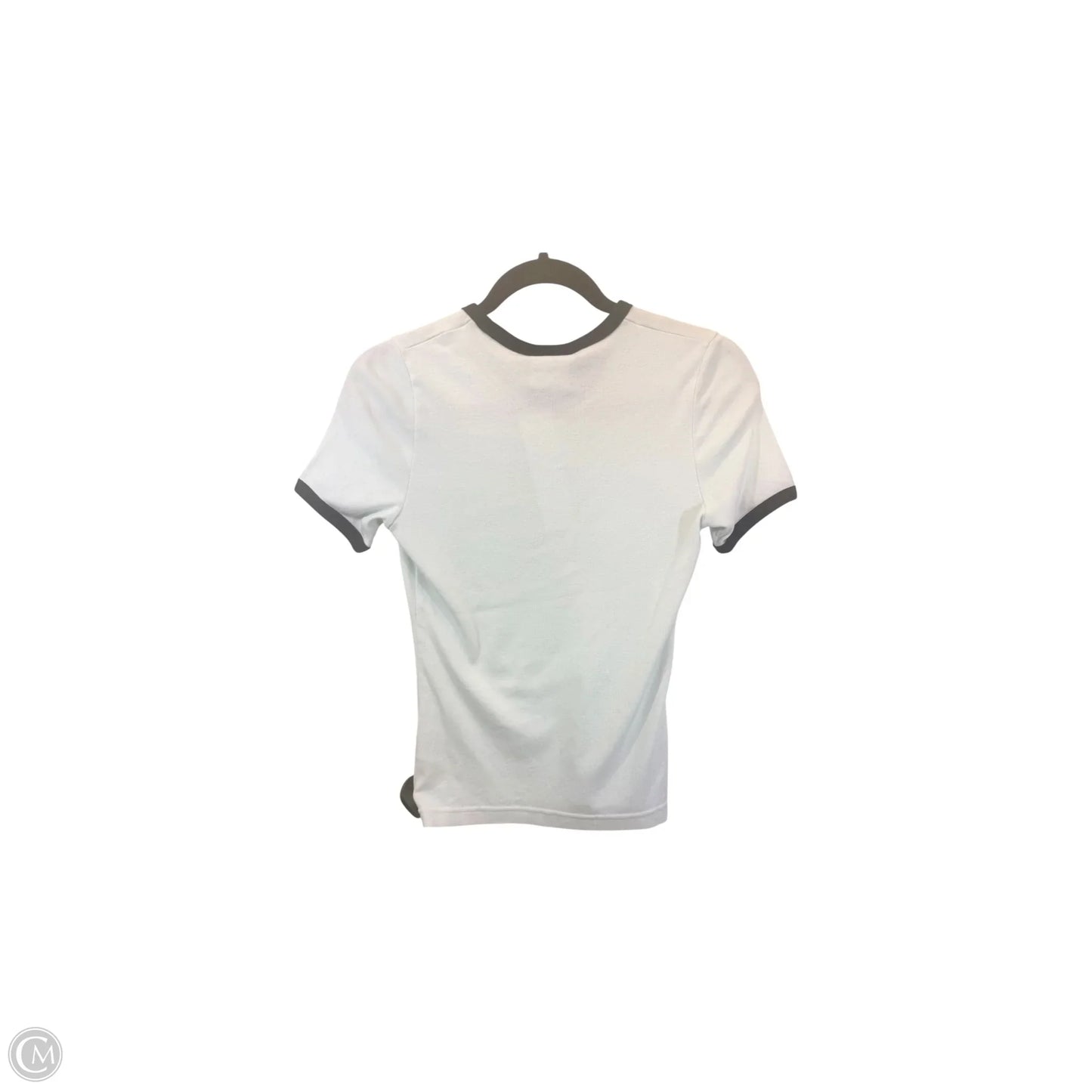 Top Short Sleeve Basic By Courrēges In Black & Blue, Size: S