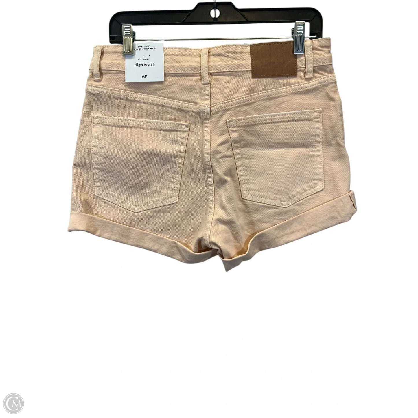 Shorts By H&m In Peach, Size: 10