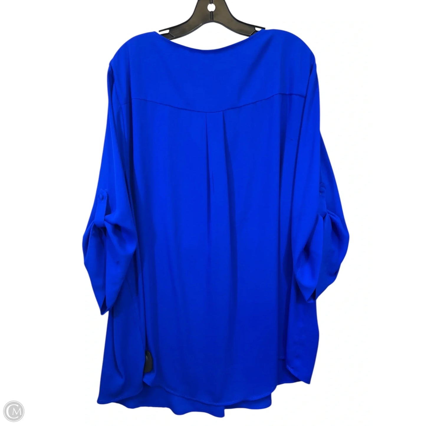 Top Short Sleeve By Torrid In Blue, Size: 4x
