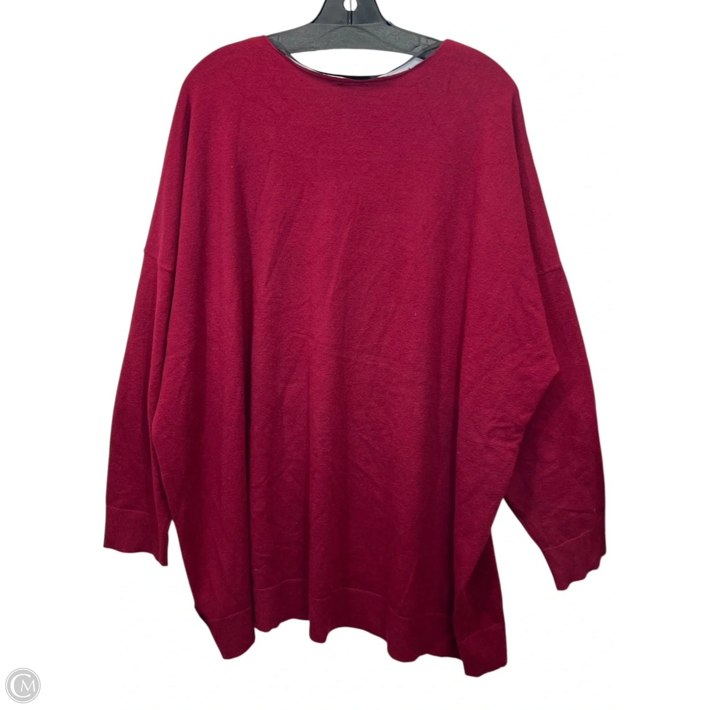 Sweater By Torrid In Red, Size: 4x