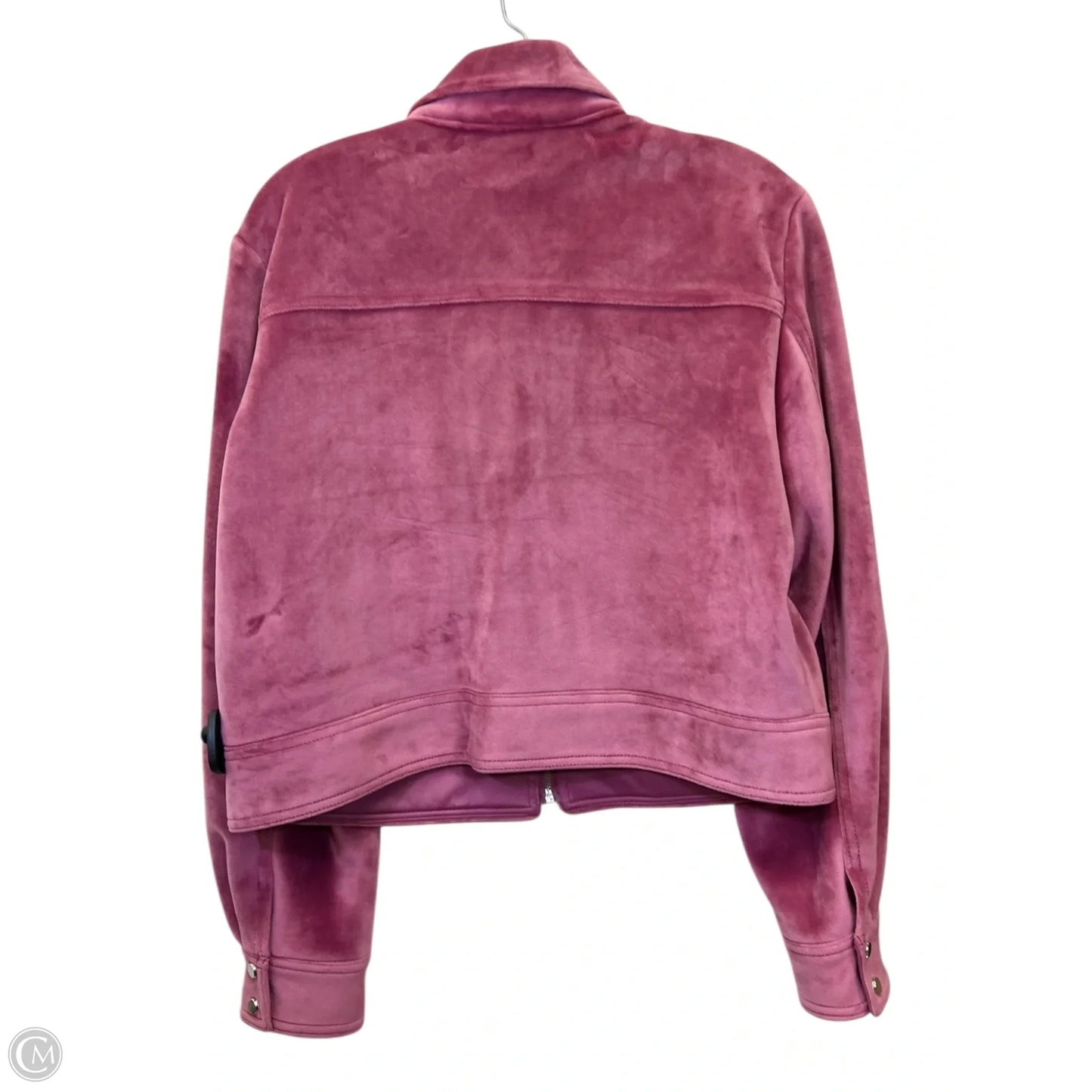 Velvet Jacket Other By Nine West Apparel In Pink, Size: L